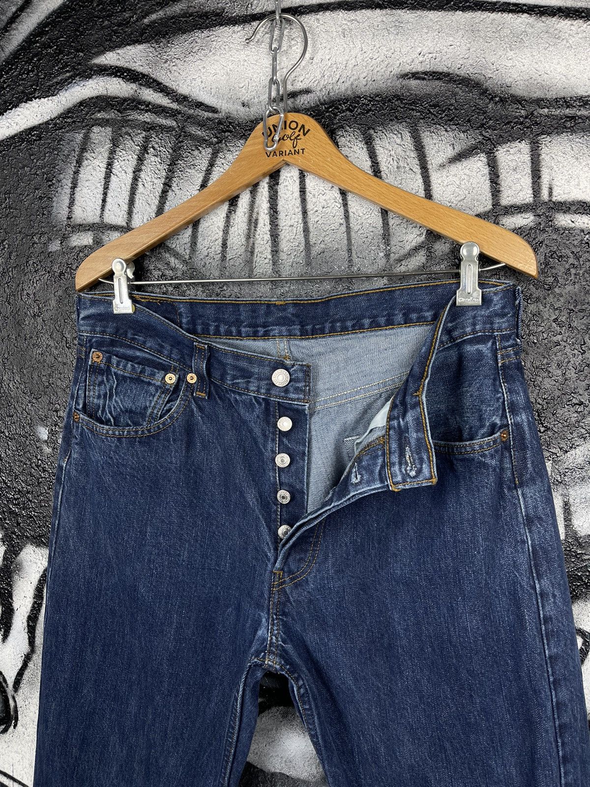 Levi's Levi’s 501 Vintage Navy Blue Denim Jeans Men’s Size W34 L32 Size US 34 / EU 50 - 6 Thumbnail