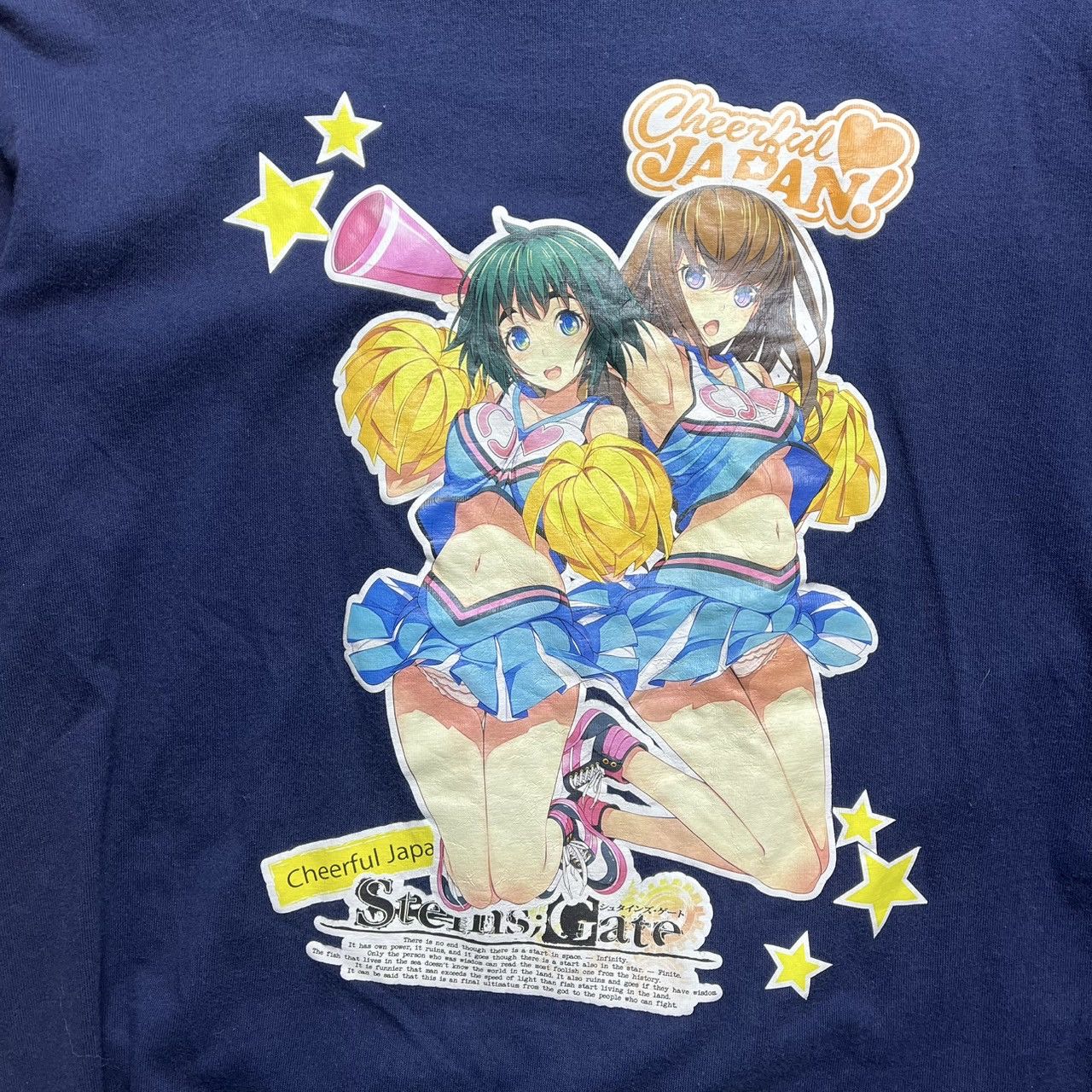 Japanese Brand Shiina Mayuri & Makise Kurisu (Cheerful JAPAN!) T-shirt Size US L / EU 52-54 / 3 - 2 Thumbnail
