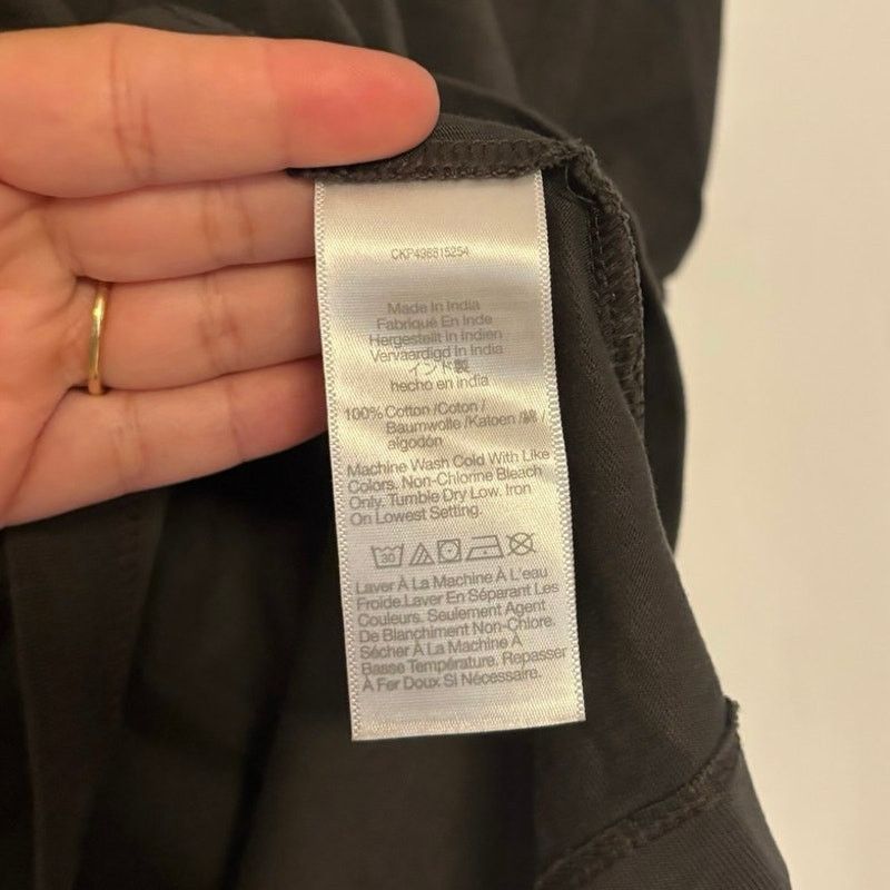 Madewell NWOT Madewell Puff-Sleeve Tee In Dark Surplus Size XXS Size XXS / US 00 / IT 34 - 5 Thumbnail