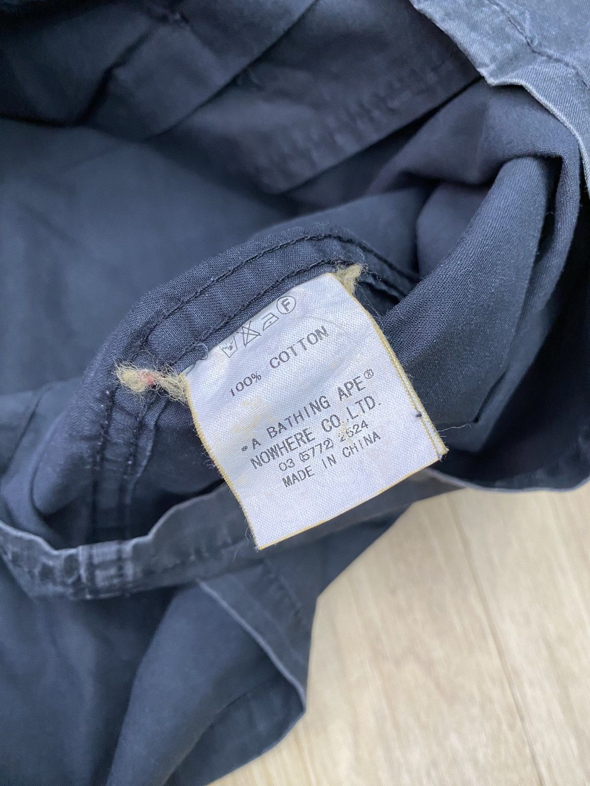 Vintage Bathing Ape Bape sunfaded military design