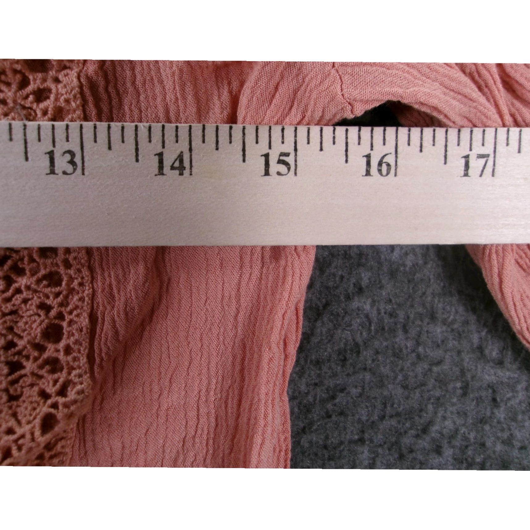 Vintage VINTAGE Maurices Women’s Blouse XS Pink Rayon Long Sleeve Bohemian Chic Casual Size XS / US 0-2 / IT 36-38 - 3 Thumbnail