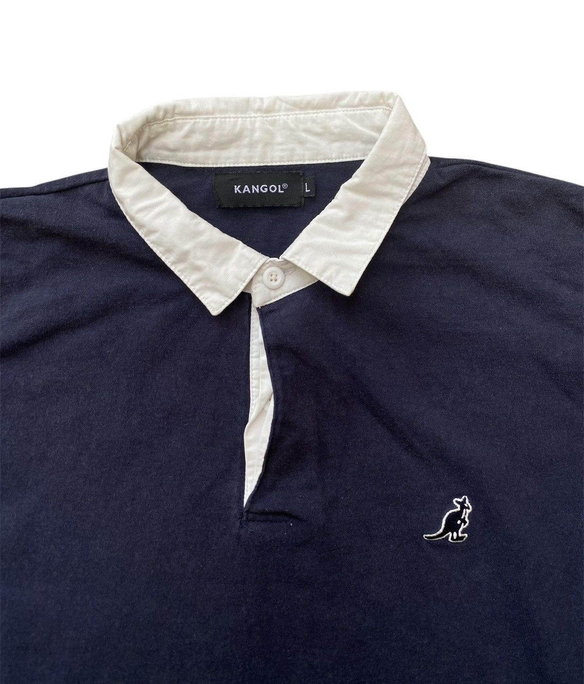 Kangol × Rap Tees × Vintage Vintage Polo Kangol Spellout Big Print Tees Size US L / EU 52-54 / 3 - 3 Thumbnail