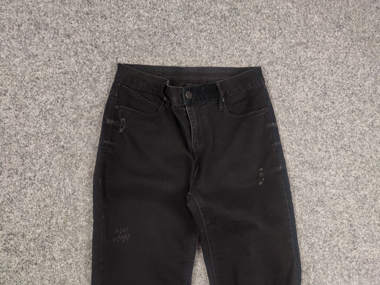 Rta Road To Awe RTA design Black Distressed denim Slim Fit Jeans Size 29" - 8 Thumbnail