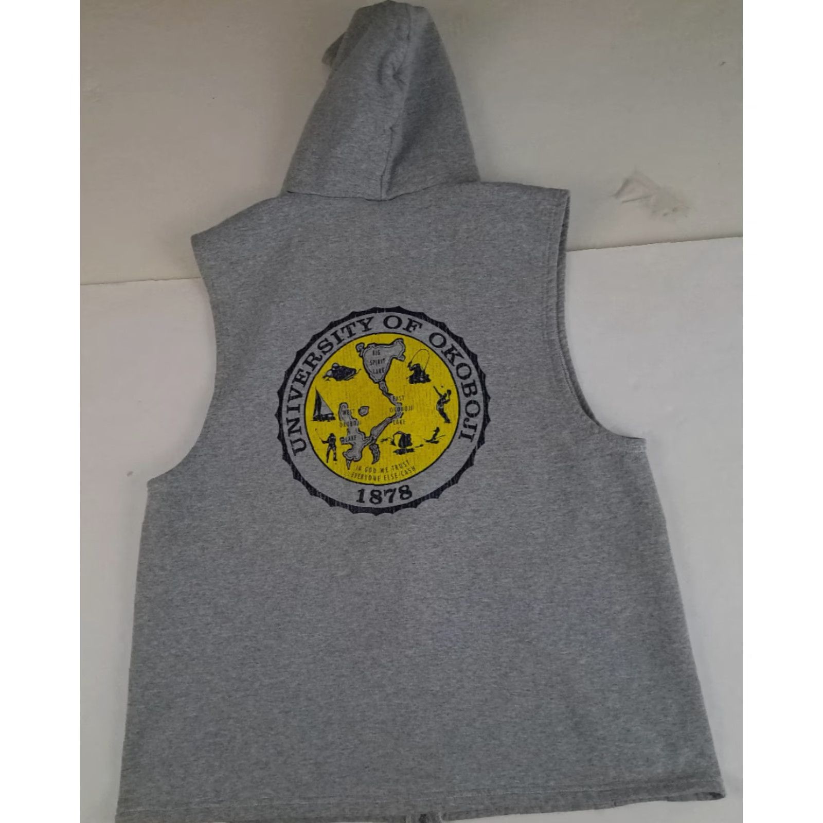 Champion VINTAGE Champion Full Zip Sweatshirt University Hooded Large L Gray Unisex Adults Mens Womens Boys Girls Size US L / EU 52-54 / 3 - 5 Thumbnail