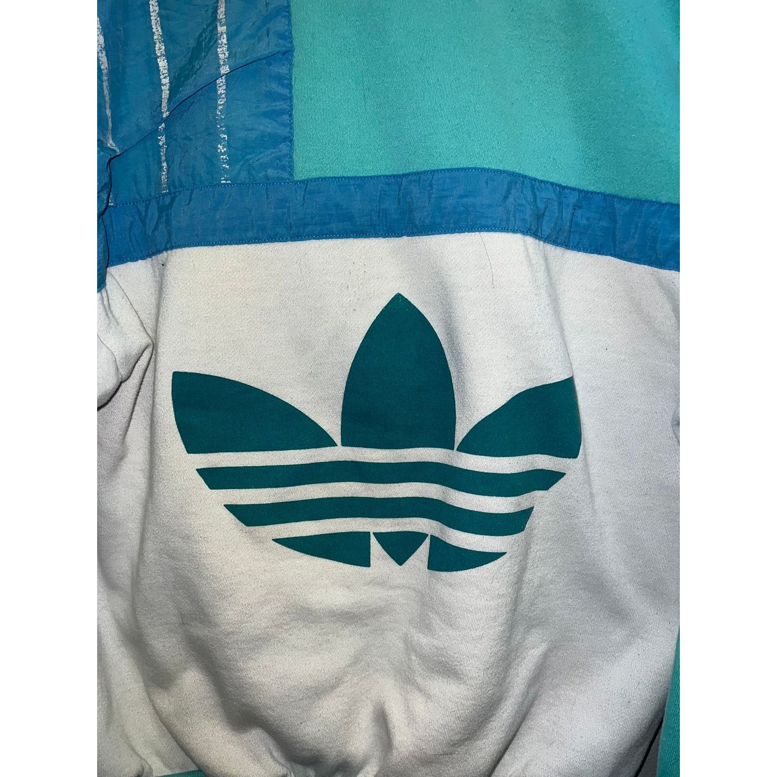 Vintage Vintage Team Adidas Sweatshirt 3 Striped White Crewneck M Size M / US 6-8 / IT 42-44 - 9 Thumbnail