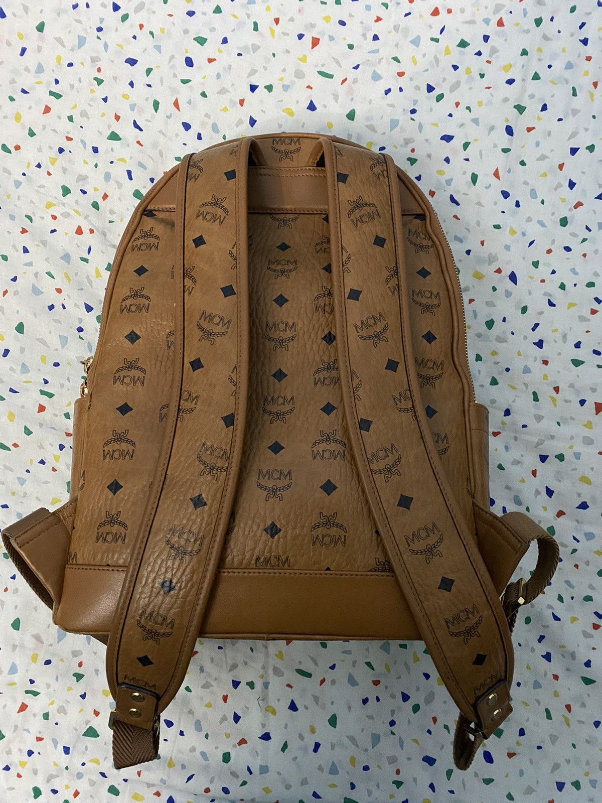 MCM MCM Stark Backpack In Visetos Size ONE SIZE - 4 Thumbnail