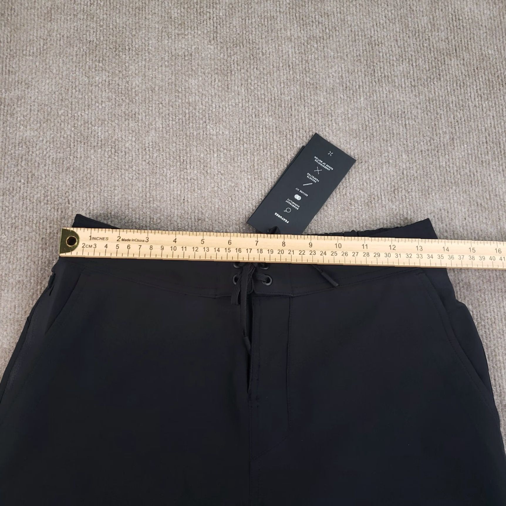 Ten Thousand Ten Thousand Mens Short Inseam 7 in Black Athletic Lightweight Breathable Drawstring Pockets 7 in Inseam XS S M L Size US 29 - 2 Thumbnail