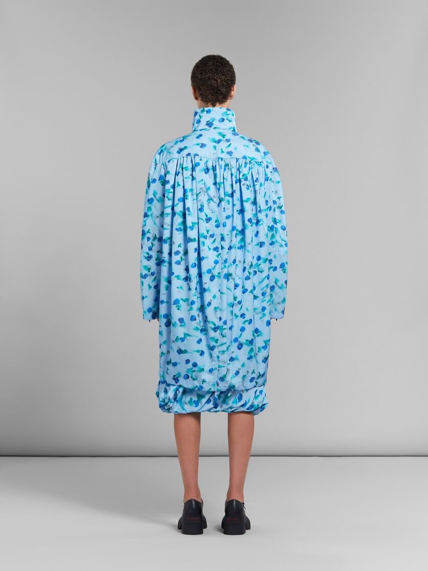 Marni o1f1d3z0725 Gathered Taffeta Parka in Blue Size M / US 6-8 / IT 42-44 - 3 Thumbnail