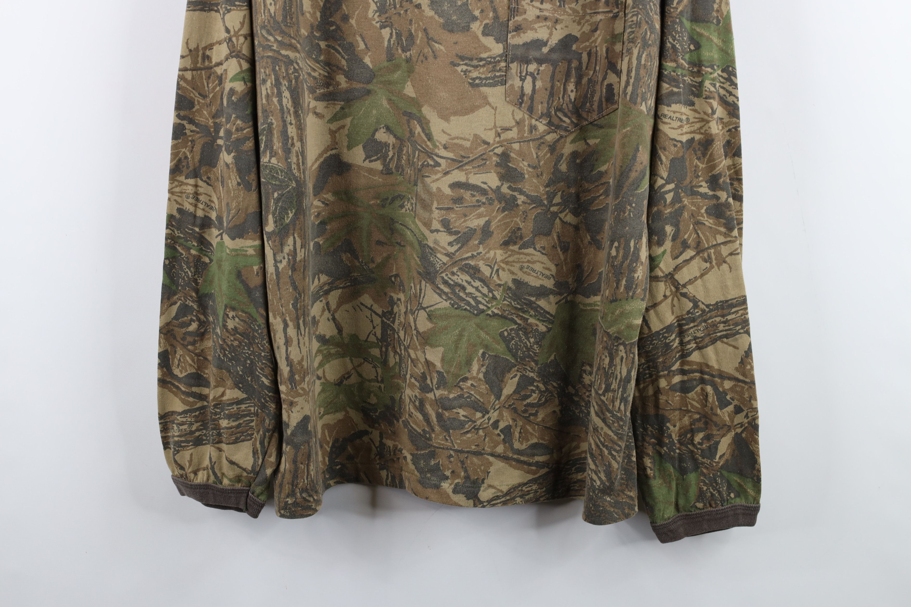 Vintage Vintage 90s Streetwear Camouflage Long Sleeve T-Shirt USA Size US XL / EU 56 / 4 - 3 Thumbnail