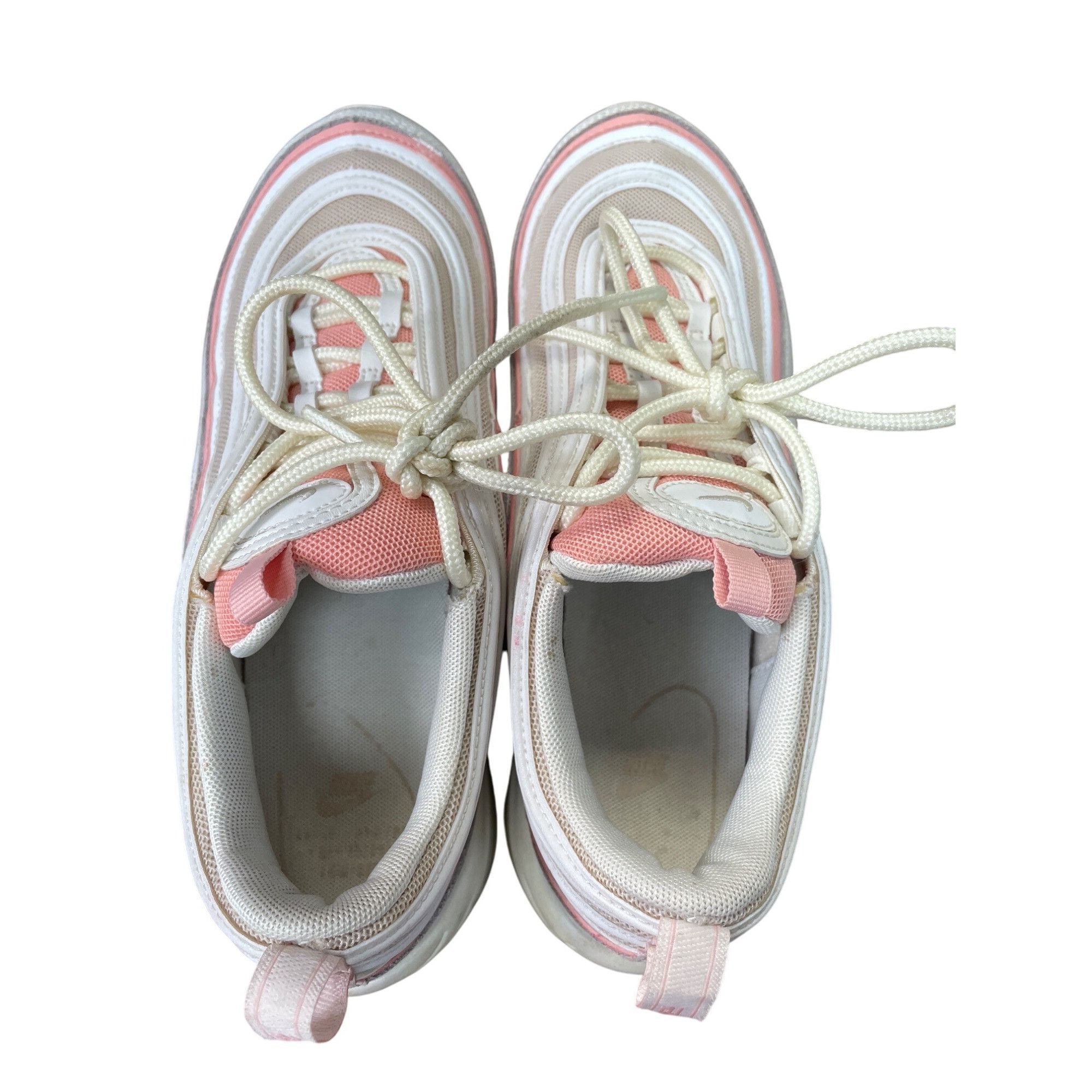 Nike Nike Air Max 97 Womens Summit White coral low top sneakers s Size US 8.5 / IT 38.5 - 17 Thumbnail