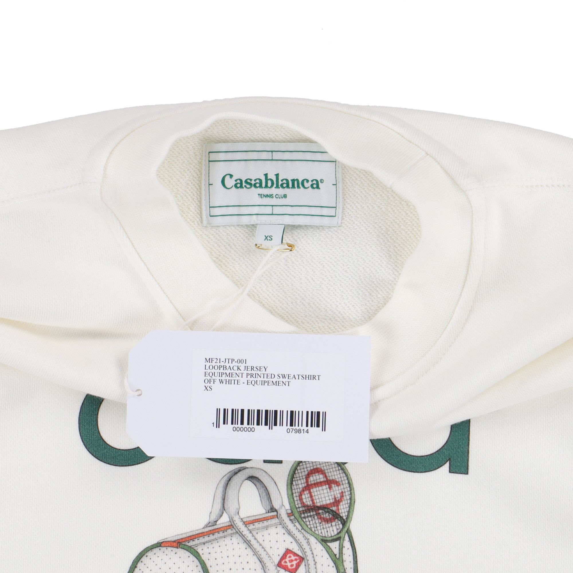 Casablanca White Sports Equipment Logo Sweatshirt Size US XS / EU 42 / 0 - 3 Thumbnail