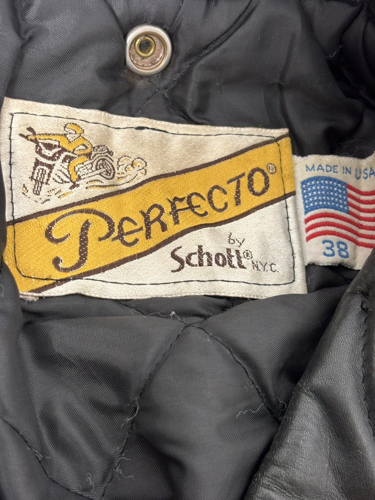 Schott Vintage Schott Perfecto Double CollarJacket/ Nice design Size US M / EU 48-50 / 2 - 11 Thumbnail