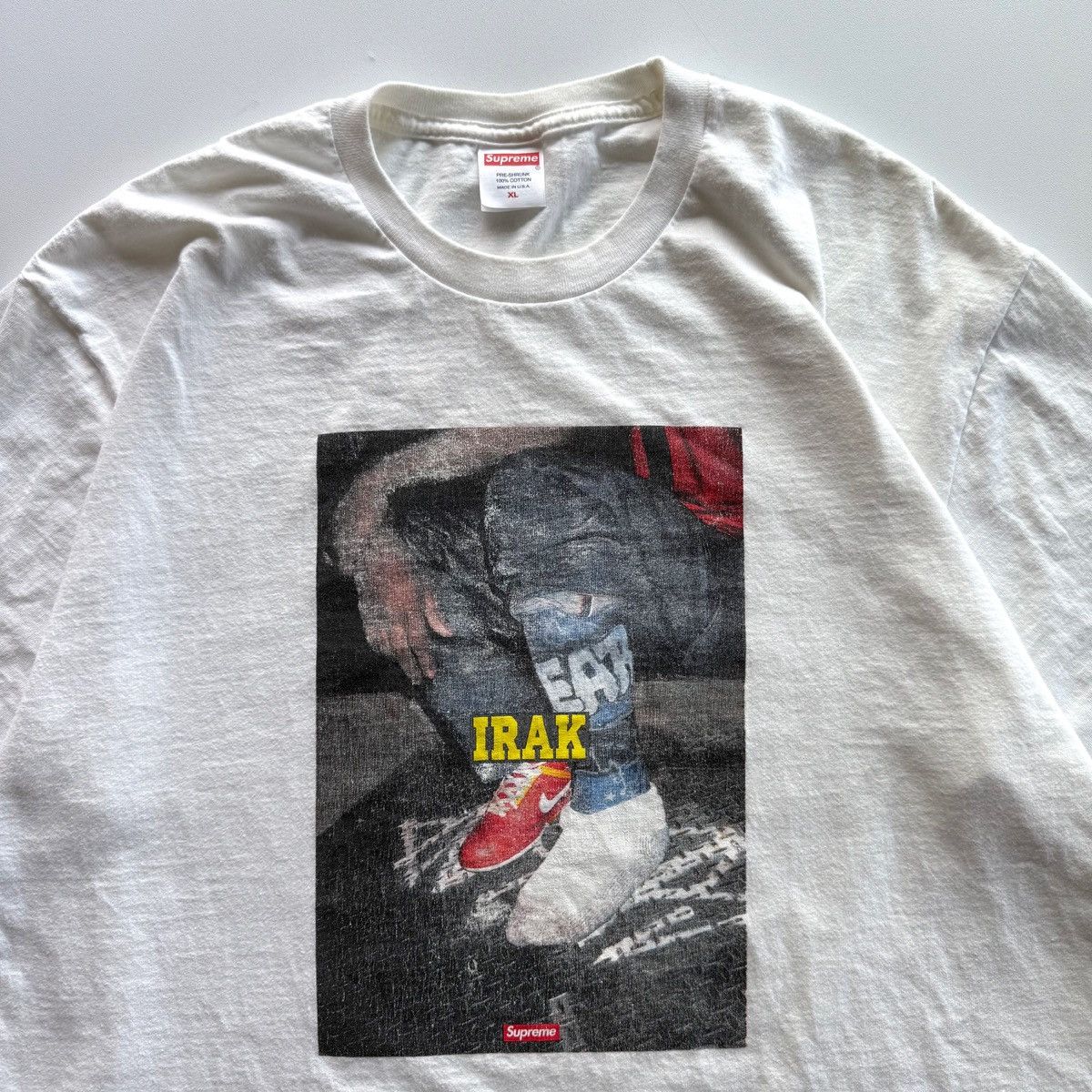 IRAK × Supreme FW22 Supreme x IRAK Cast Tee 'White' Size XL Size US XL / EU 56 / 4 - 3 Thumbnail