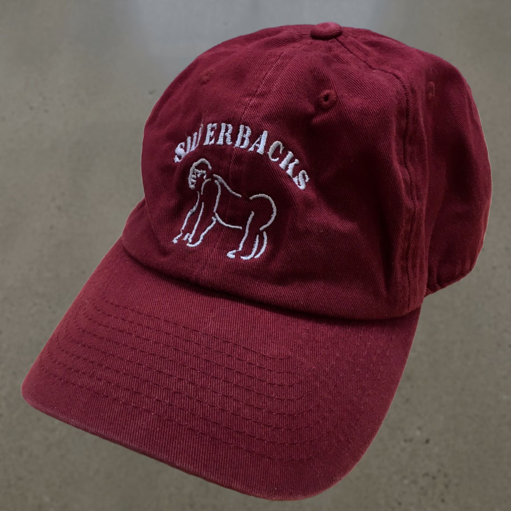 Vintage KB ETHOS Silverback Kbethos Classics Baseball Cap Hat Mens Red OS Adjustable Curved Brim Size ONE SIZE - 1 Thumbnail