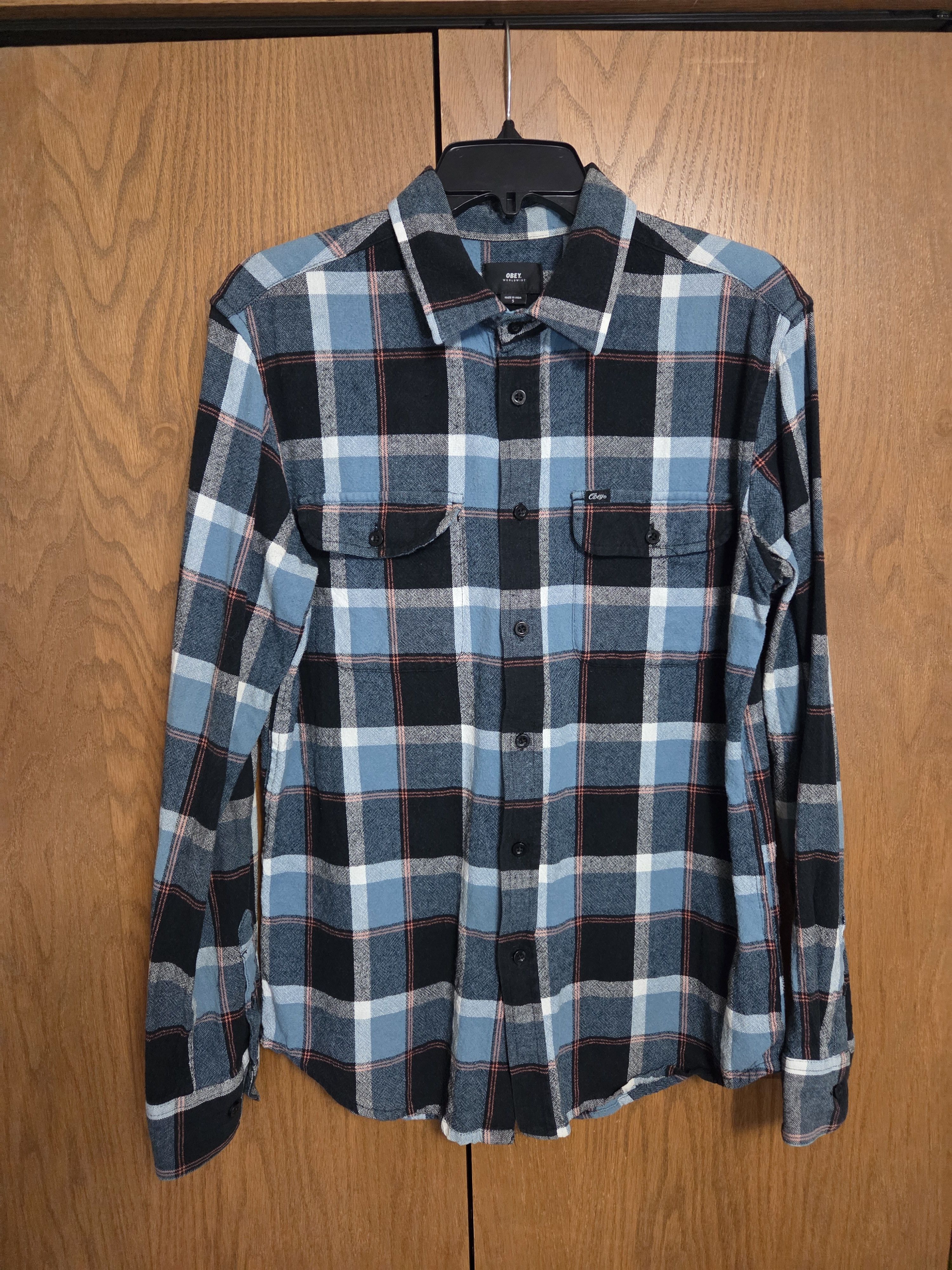 Obey Obey Flannel Size US S / EU 44-46 / 1 - 1 Thumbnail
