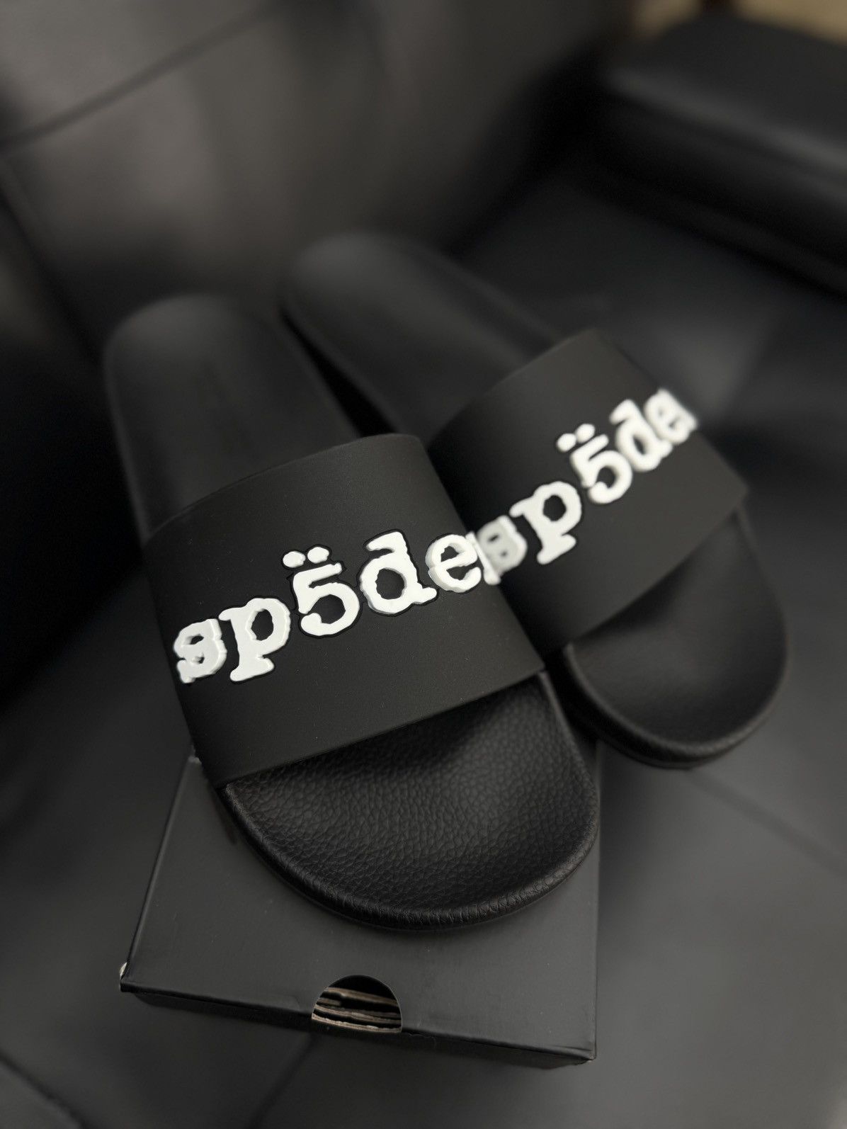 Sp5der Sp5der Slides Slip On Black Size 8 (Brand New) Size US 8 / EU 41 - 2 Thumbnail