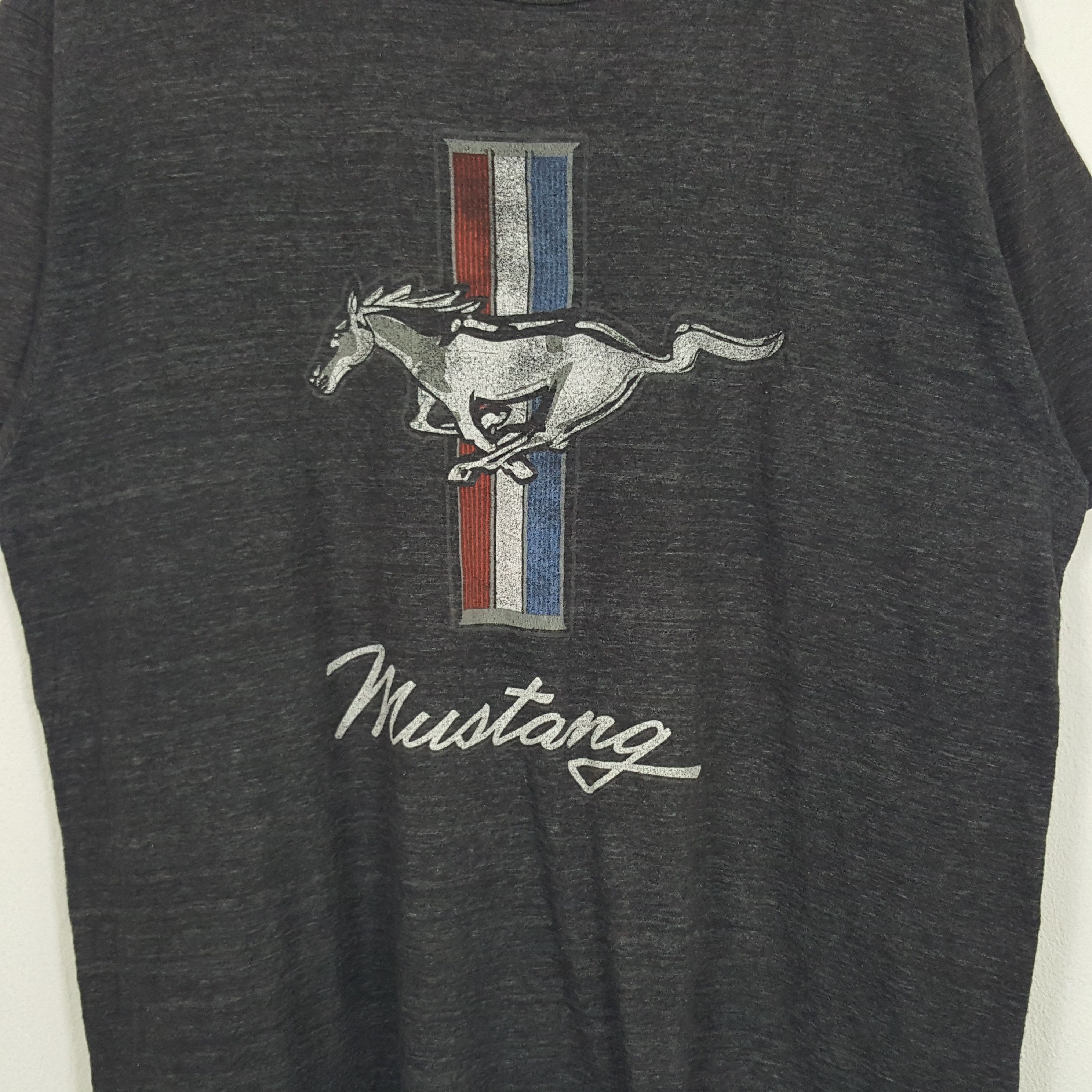 Ford × Mustang × Vintage Vintage Ford Mustang American Supercar Racing Tshirt Size US XL / EU 56 / 4 - 2 Thumbnail