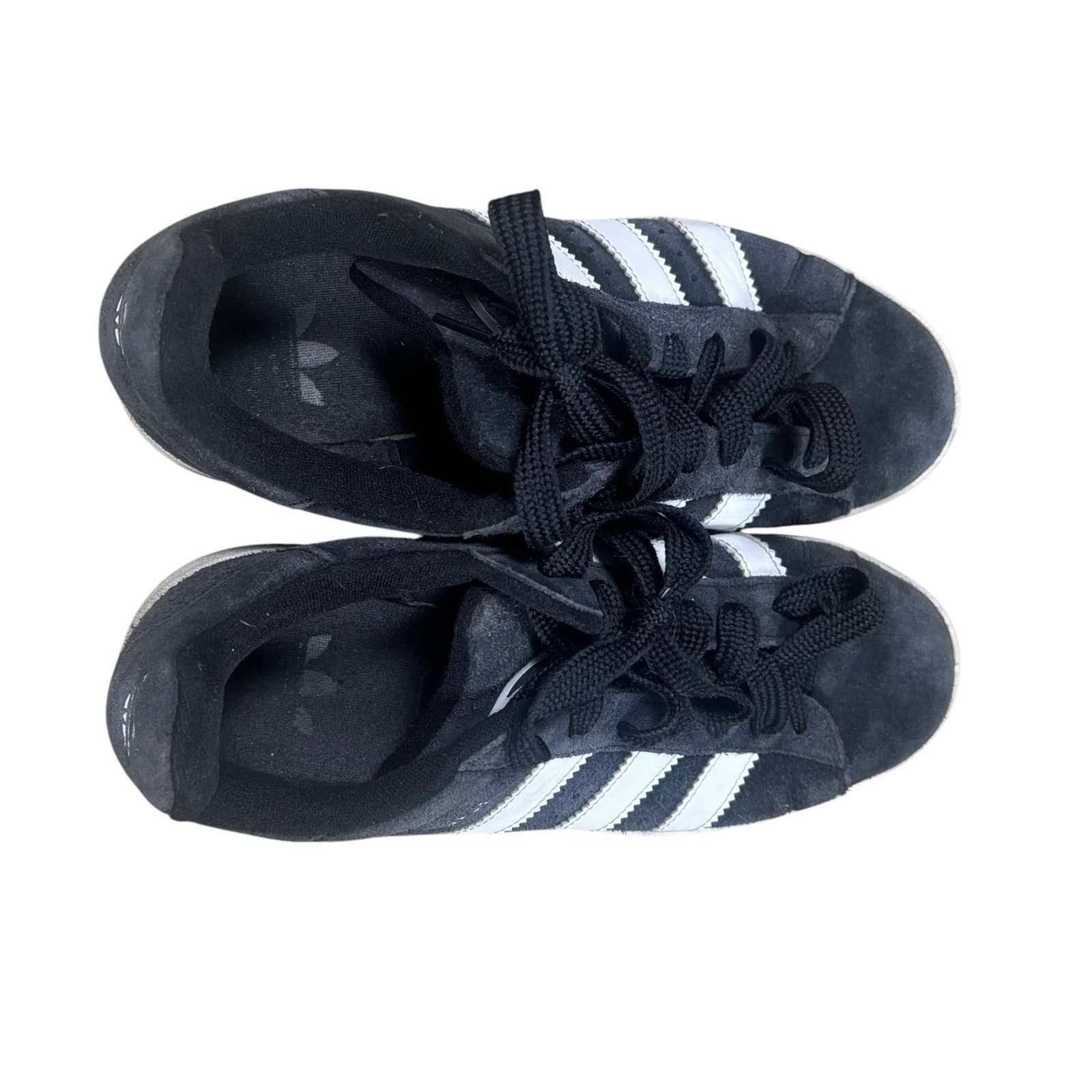 Adidas Adidas Campus shoes mens size 7 black and white streetwear Size US 7 / EU 40 - 4 Thumbnail
