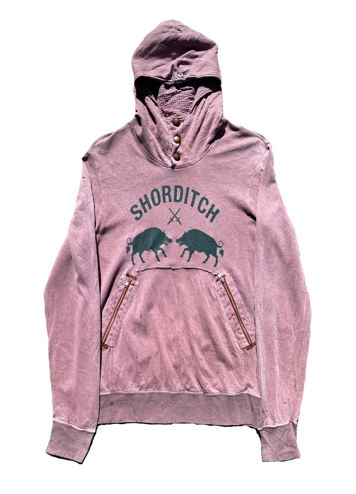 R.Newbold × Vintage 💥RARE💥 Vintage R.NEWBOLD “Shortditch” Sunfaded Button Hooded Size US M / EU 48-50 / 2 - 1 Thumbnail
