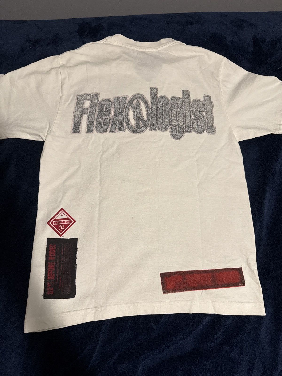 Travis Scott Mo City Flexologist Travis Scott White Tee Days Before Rodeo Size US M / EU 48-50 / 2 - 2 Thumbnail