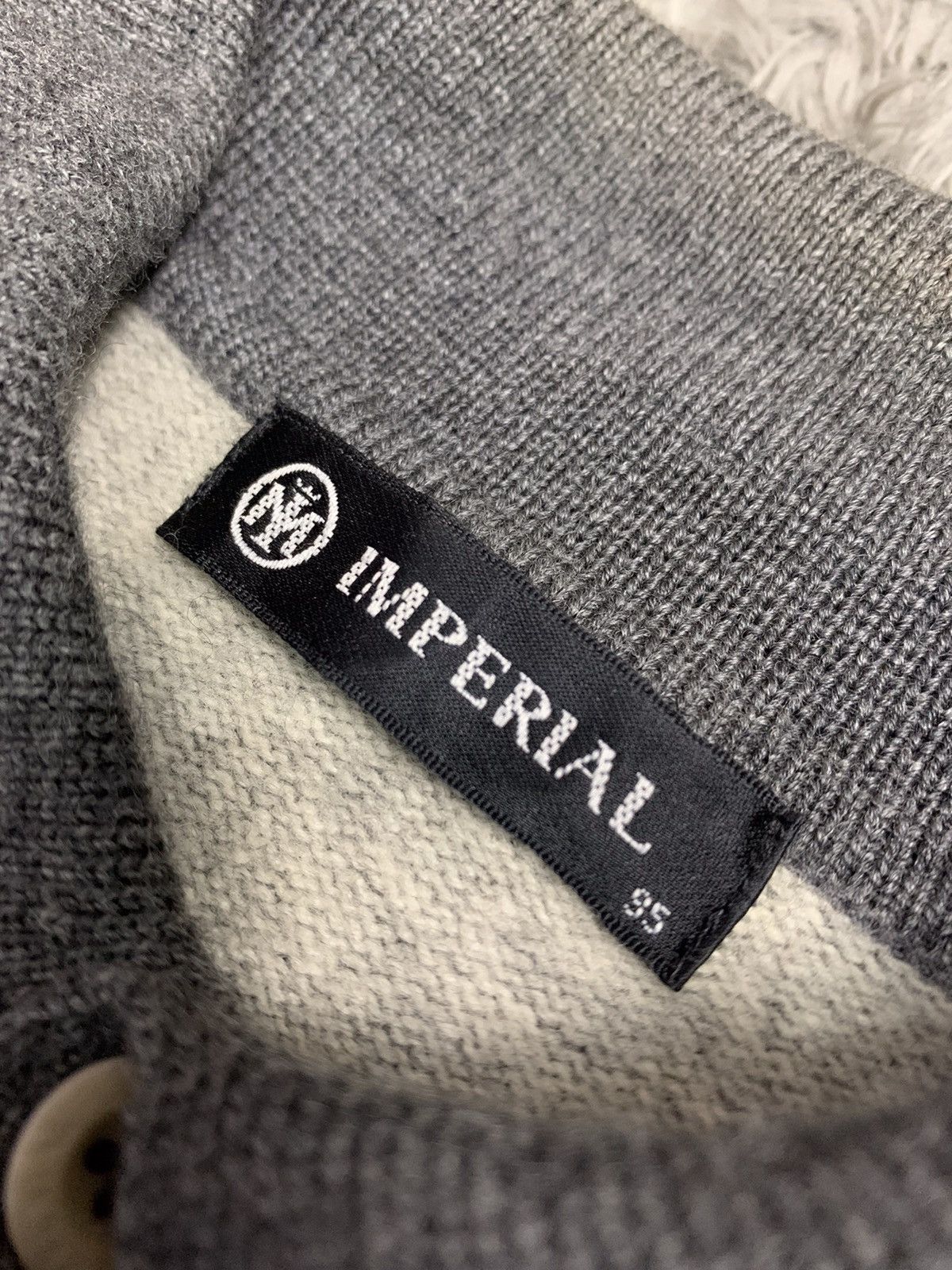 Imperial Imperial Polo Knit Sweater Size US L / EU 52-54 / 3 - 4 Thumbnail