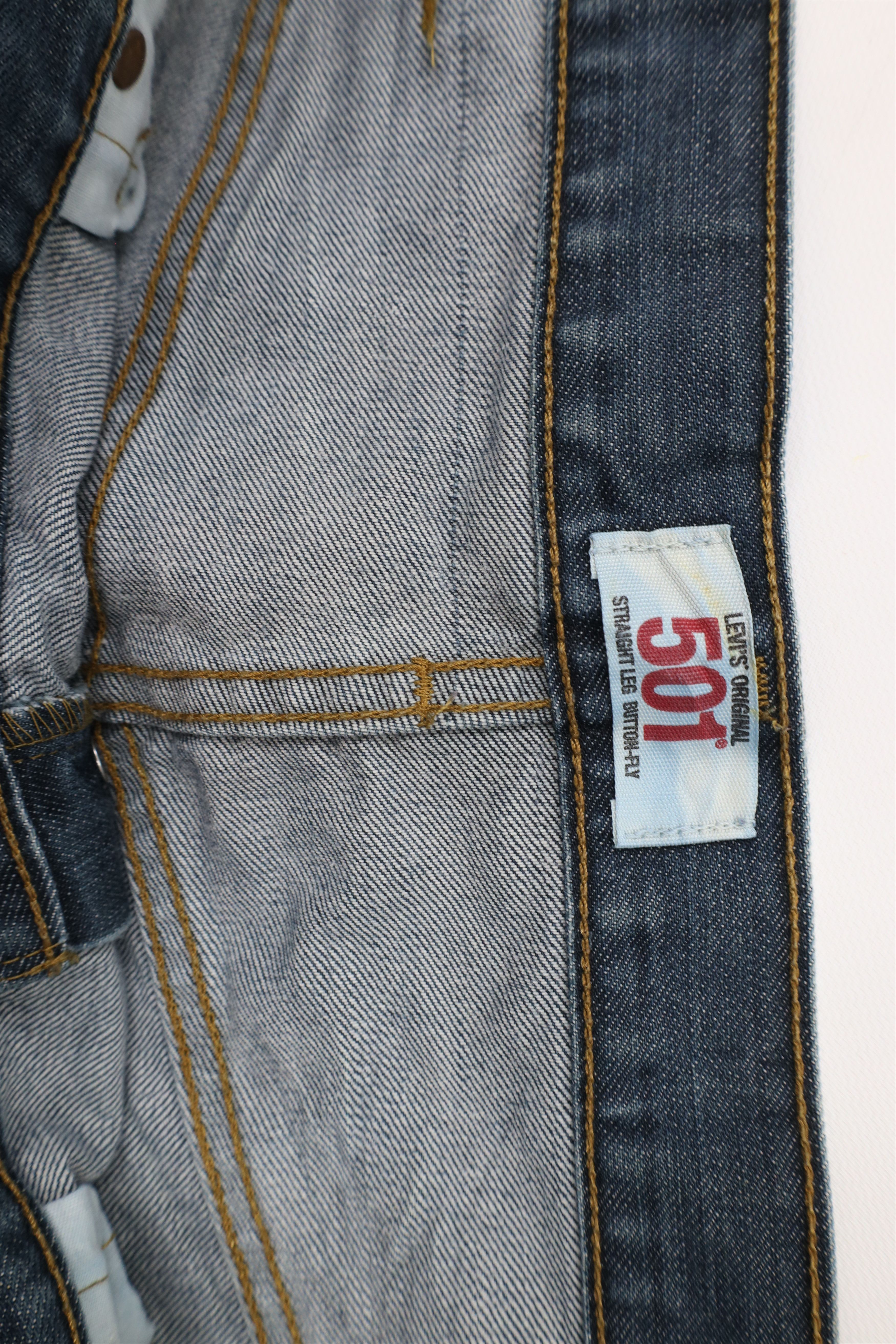 Levi's × Vintage Vintage Y2K Levis 501xx Button Fly Original Fit Denim Jeans Size US 42 / EU 58 - 7 Thumbnail