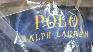 Polo Ralph Lauren Polo Ralph Lauren Cable-Knit Polo-Collar Letter Sweater Navy Size US L / EU 52-54 / 3 - 6 Thumbnail