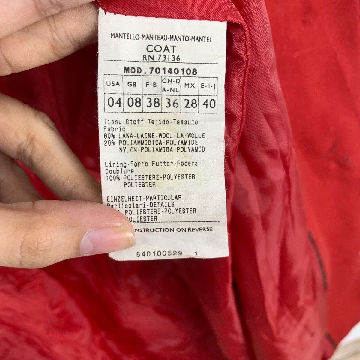 Max Mara MAX MARA Max & Co Collection Made In Romania Red Trench Coat Size S / US 4 / IT 40 - 10 Thumbnail