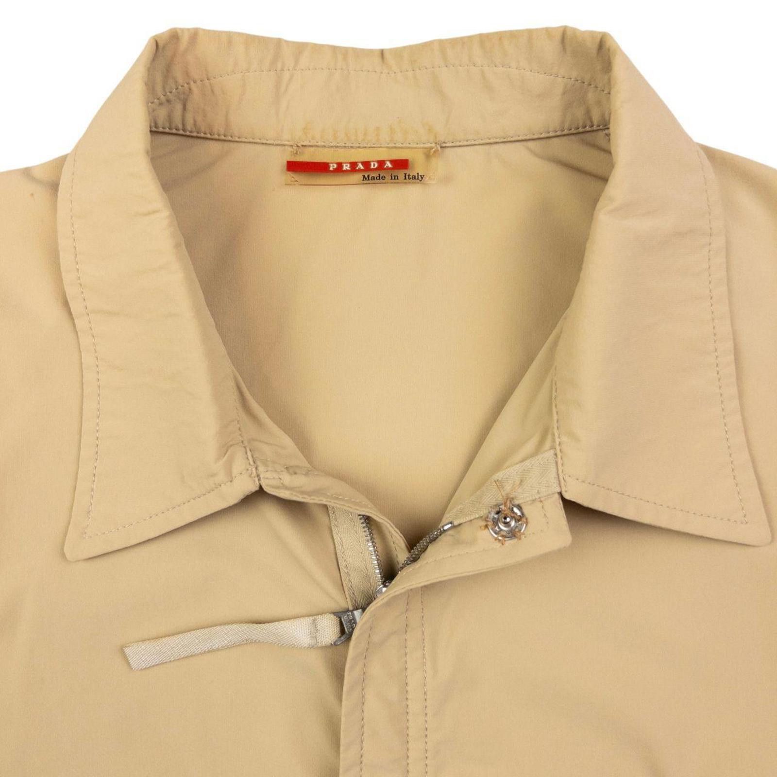Prada Vintage Prada Sport Lightweight Zip Up Jacket Size L Size US L / EU 52-54 / 3 - 3 Thumbnail