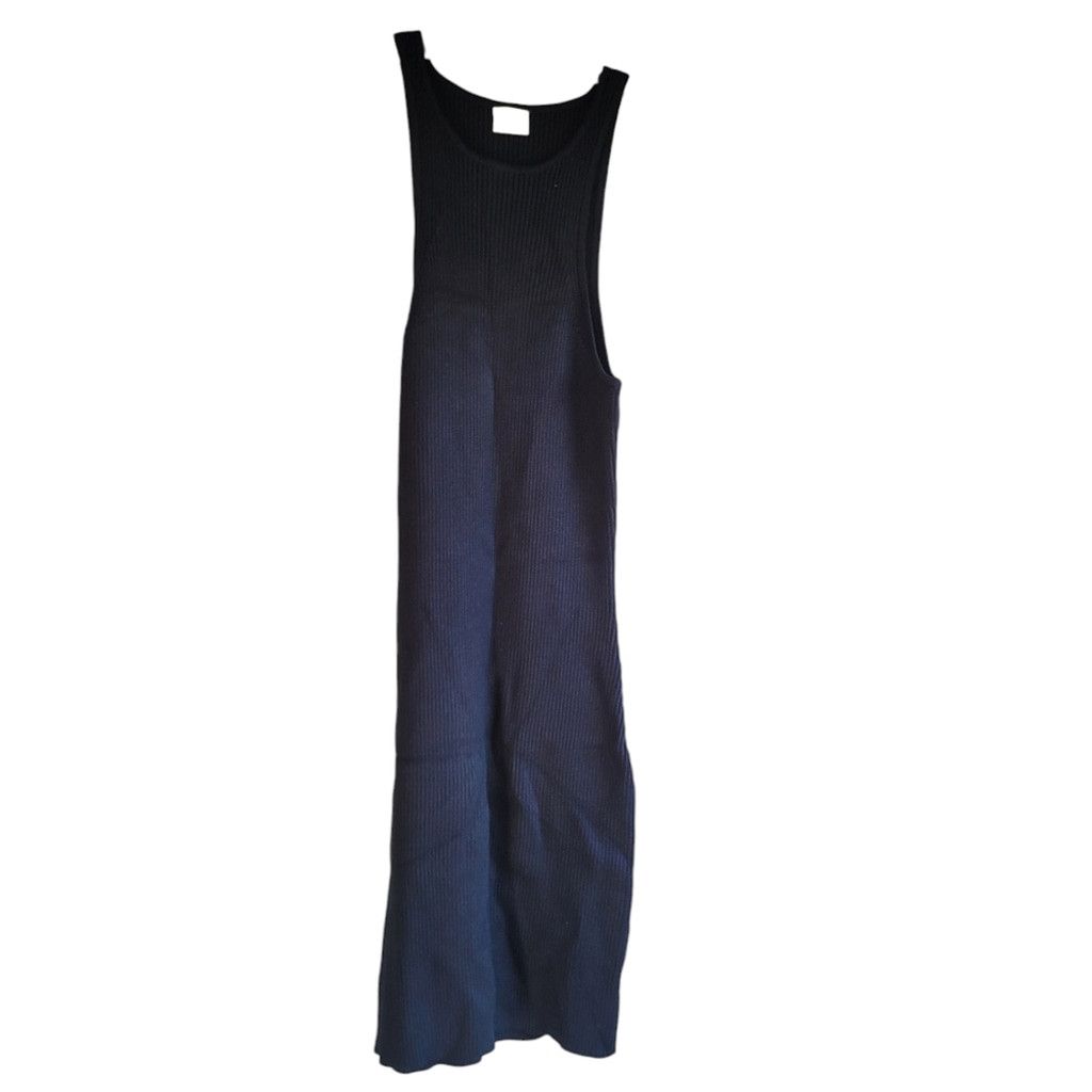 Abercrombie & Fitch EUC Abercrombie & Fitch Black Bodycon Wife Beater Knit Dress Size M / US 6-8 / IT 42-44 - 2 Thumbnail