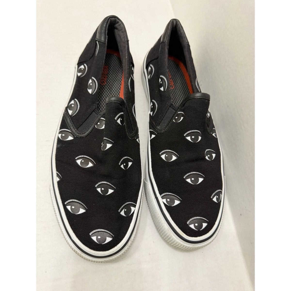Kenzo KENZO EYE 👁️ BLACK SLIP ON SNEAKERS Size US 9 / EU 42 - 5 Thumbnail