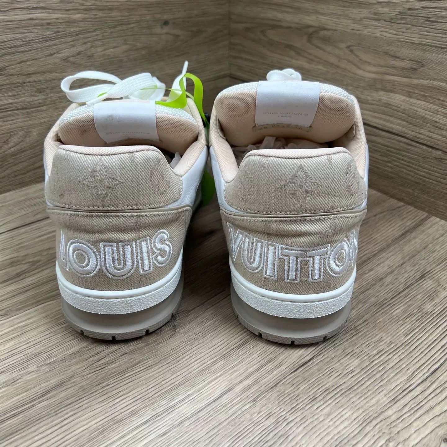 Louis Vuitton Louis Vuitton Trainer Khaki Velcro Sneakers Size US 8 / EU 41 - 4 Thumbnail