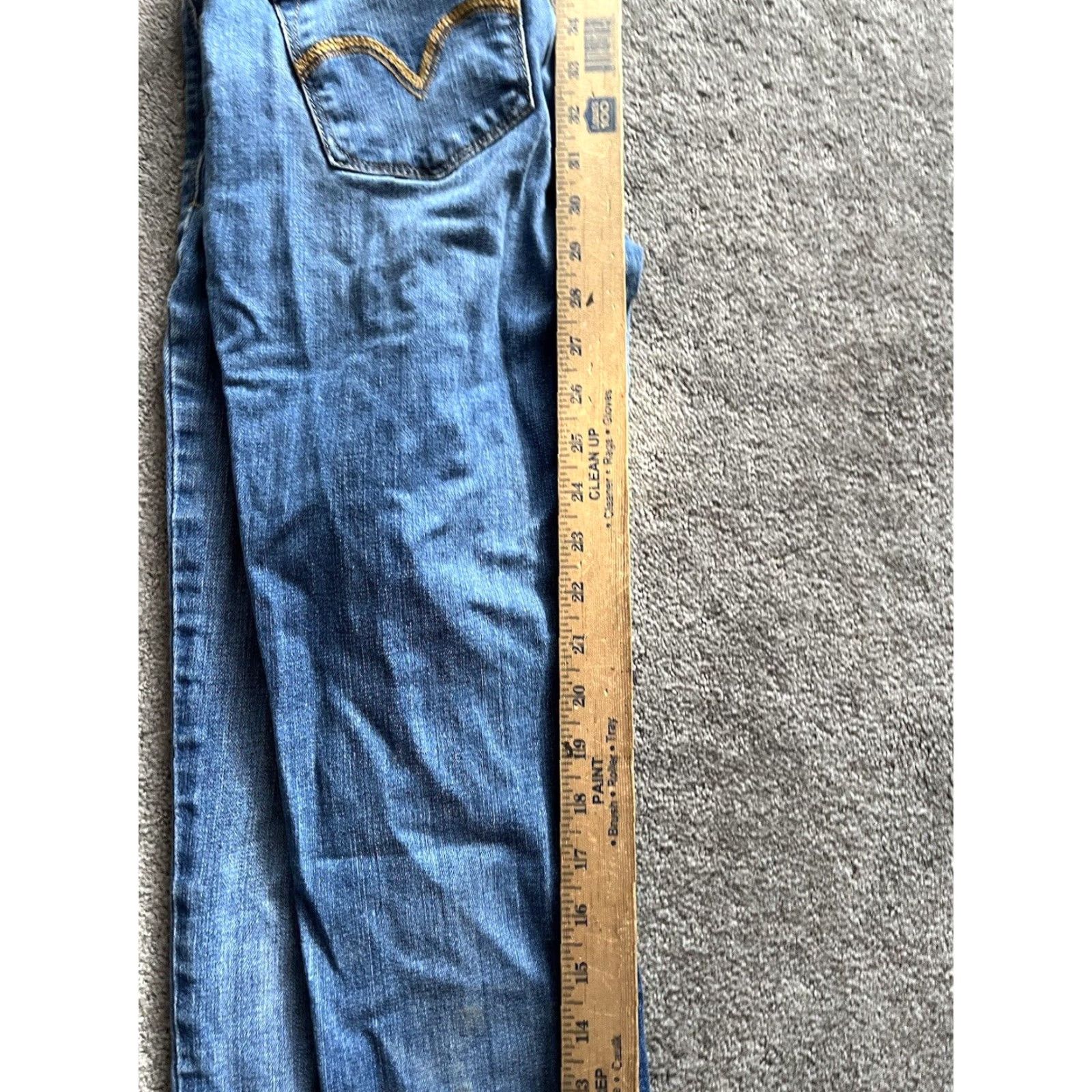 Denime LEVIS Demi Curve Classic Skinny WOMENS DENIM JEANS SIZE 7/28 Size 28" / US 6 / IT 42 - 6 Thumbnail