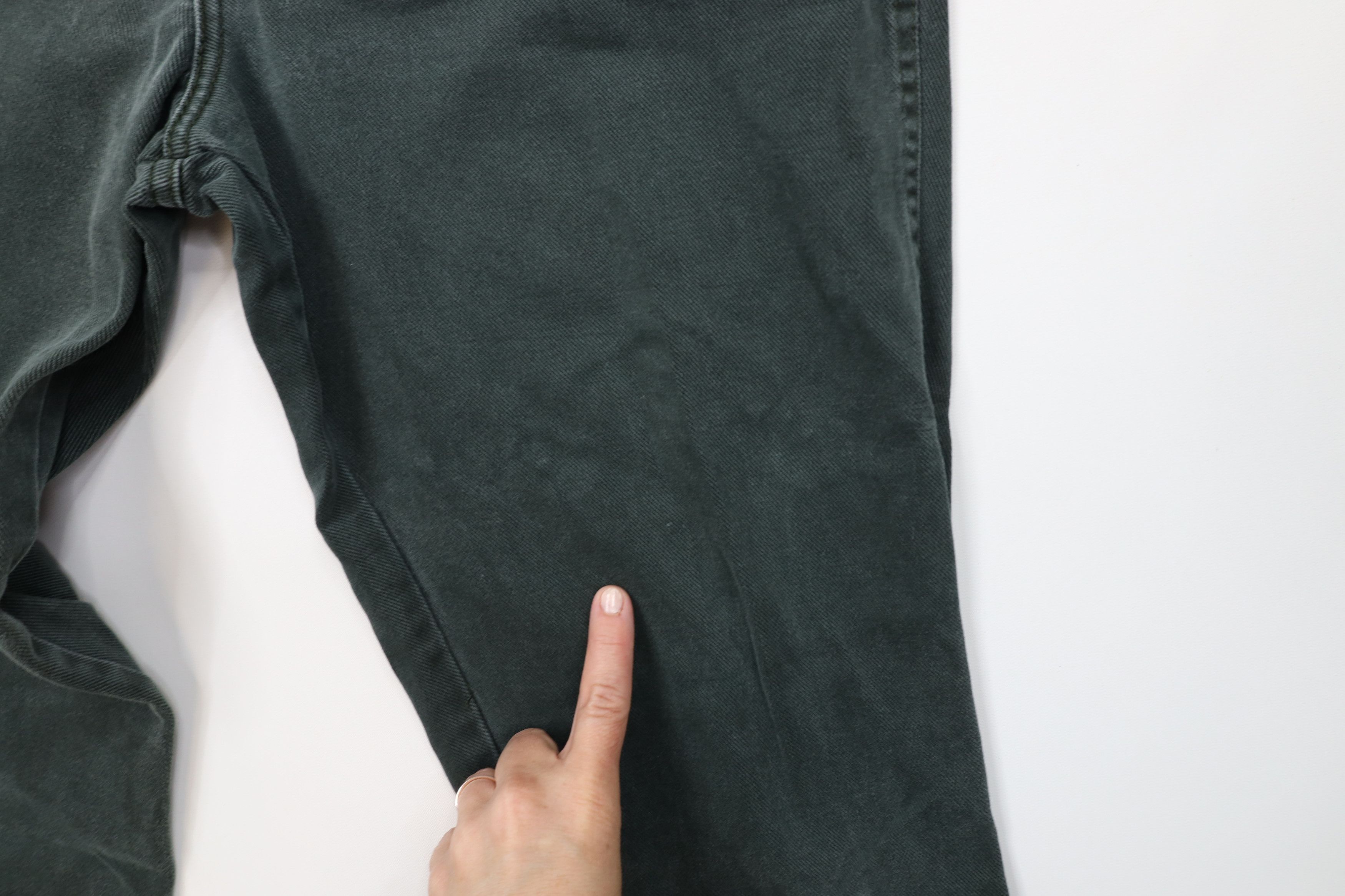 Vintage Vintage 90s Streetwear Straight Leg Denim Jeans Green USA Size US 30 / EU 46 - 5 Thumbnail