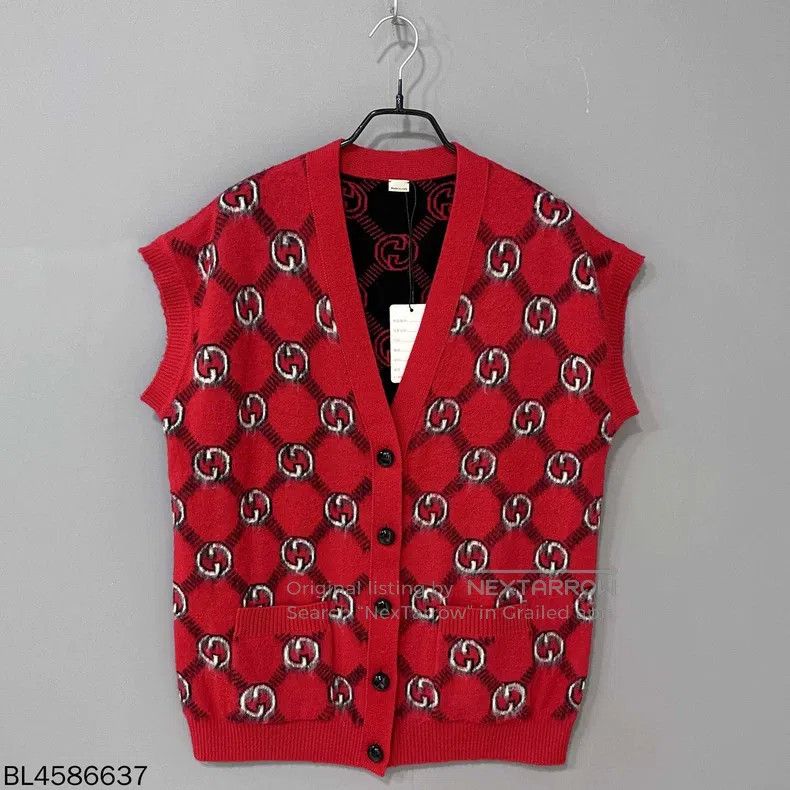 Gucci Gucci Old flower double-sided wear vest cardigan Size XS / US 0-2 / IT 36-38 - 1 Thumbnail