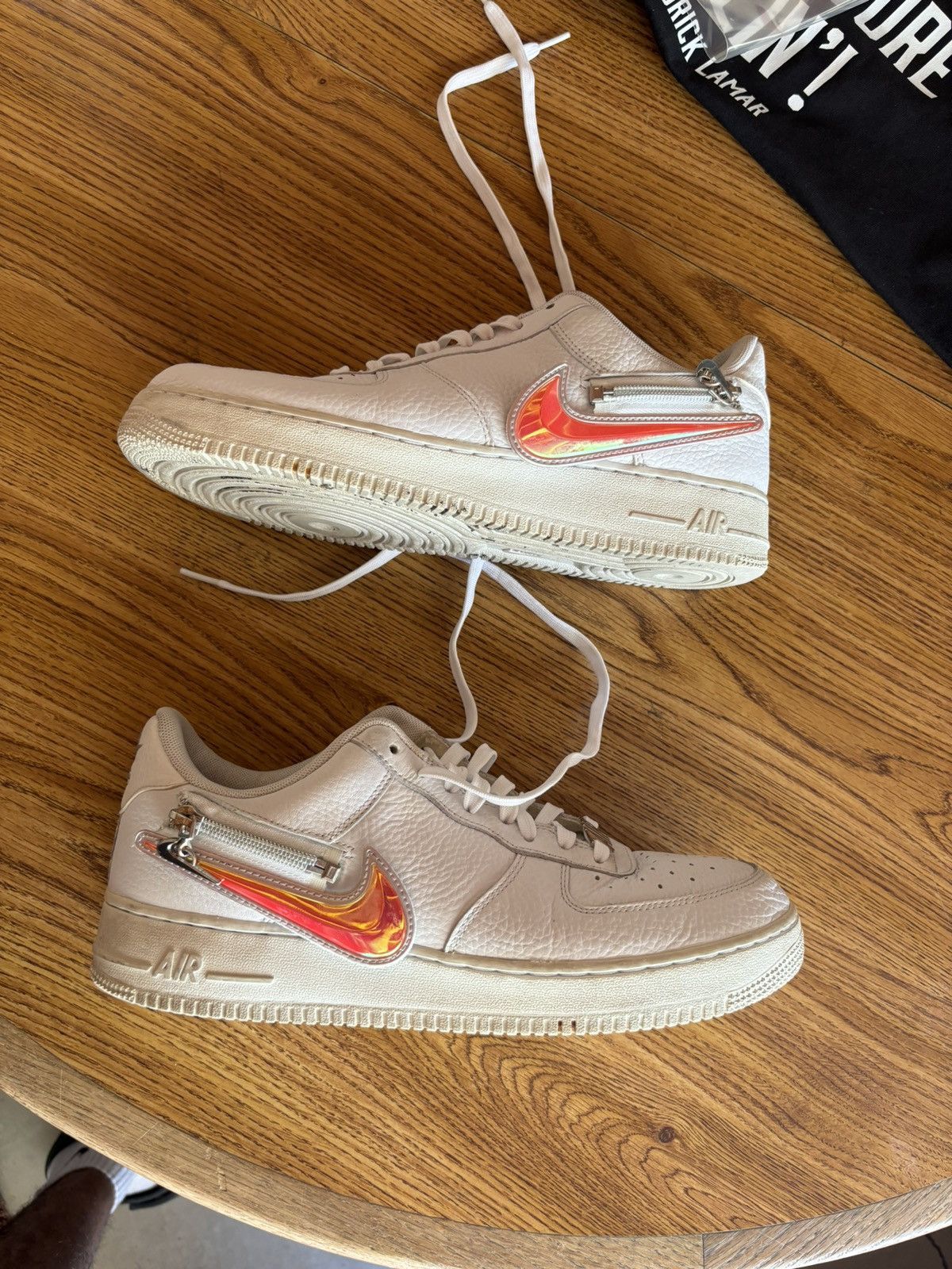 Nike Air Force 1 '07 Premium 'Zip Swoosh - White' Size US 11 / EU 44 - 1 Thumbnail