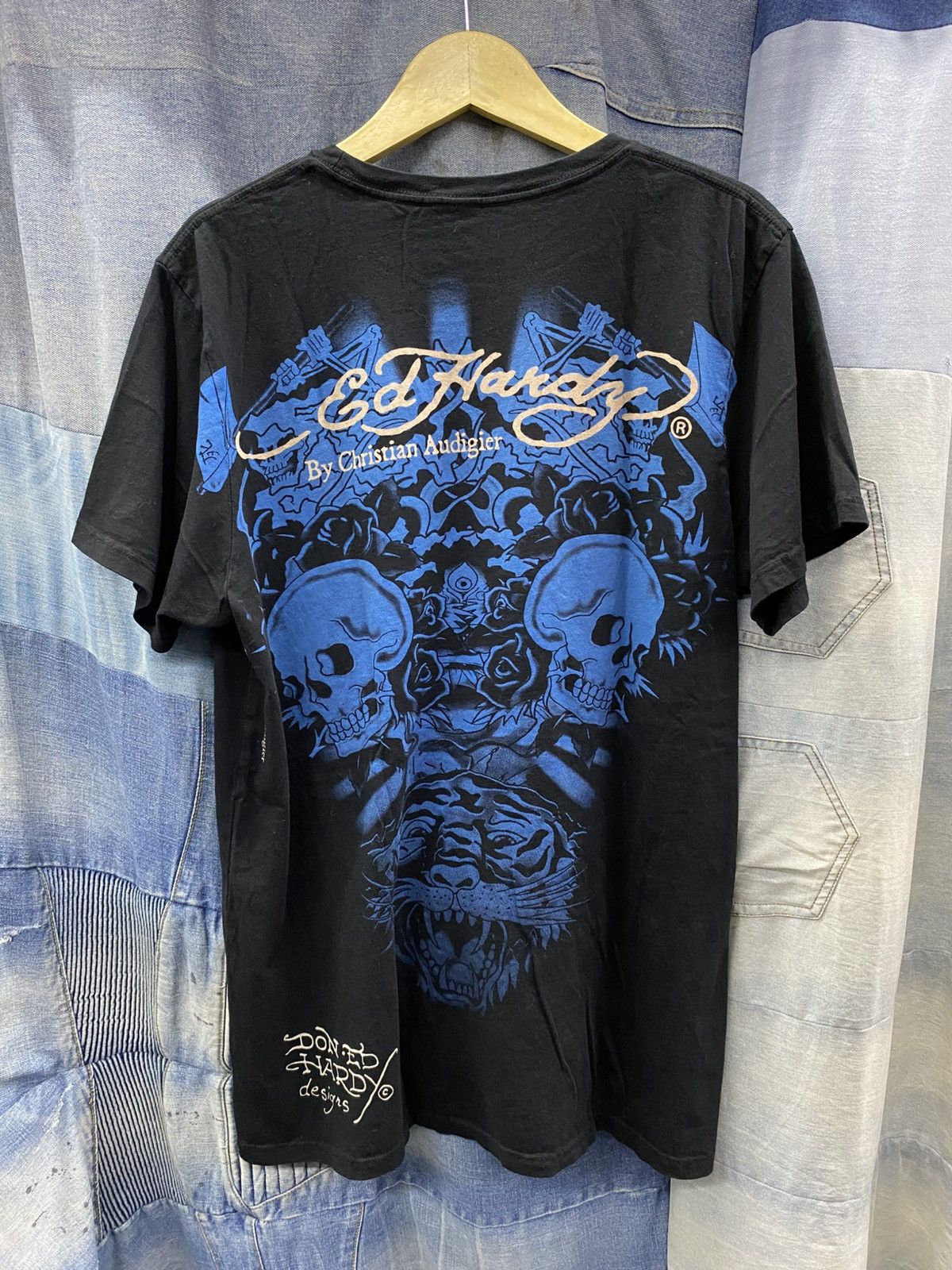 Designer × Ed Hardy × Vintage 💥edhardy vintage art tshirt Size US L / EU 52-54 / 3 - 2 Thumbnail