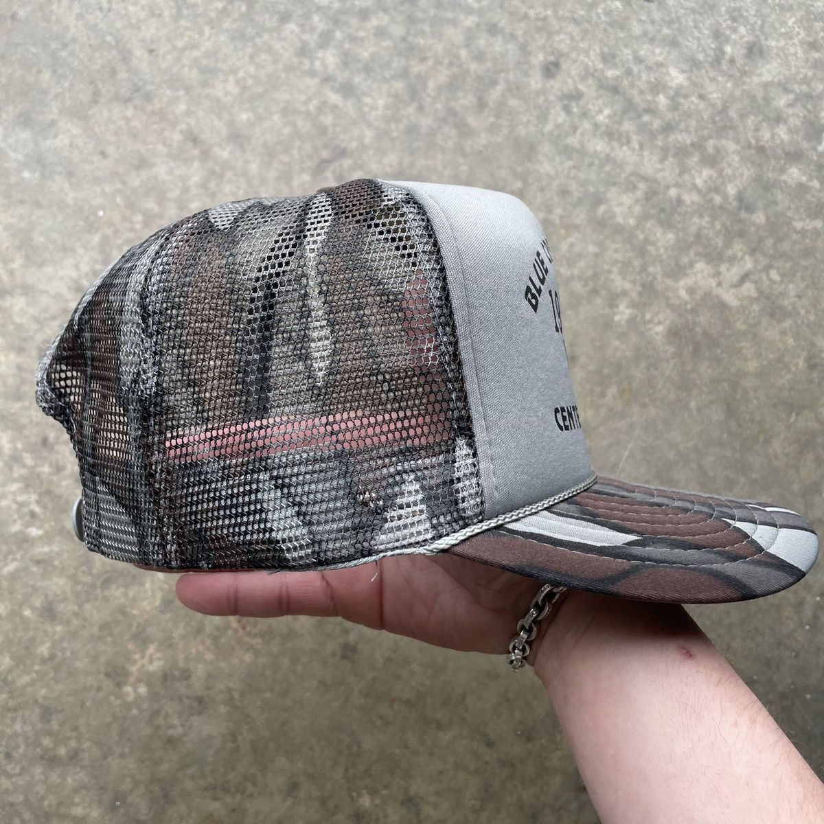 Vintage Vintage Camo Trucker Hat Ducks Unlimited Mesh Snapback 90s Size ONE SIZE - 4 Thumbnail