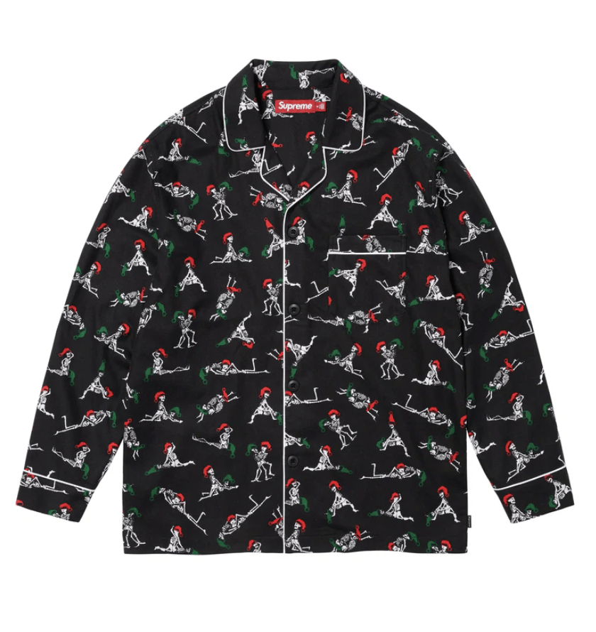 Hanes × Supreme Supreme Black Holiday Pajama Set Size FW25 Size 32 - 2 Thumbnail
