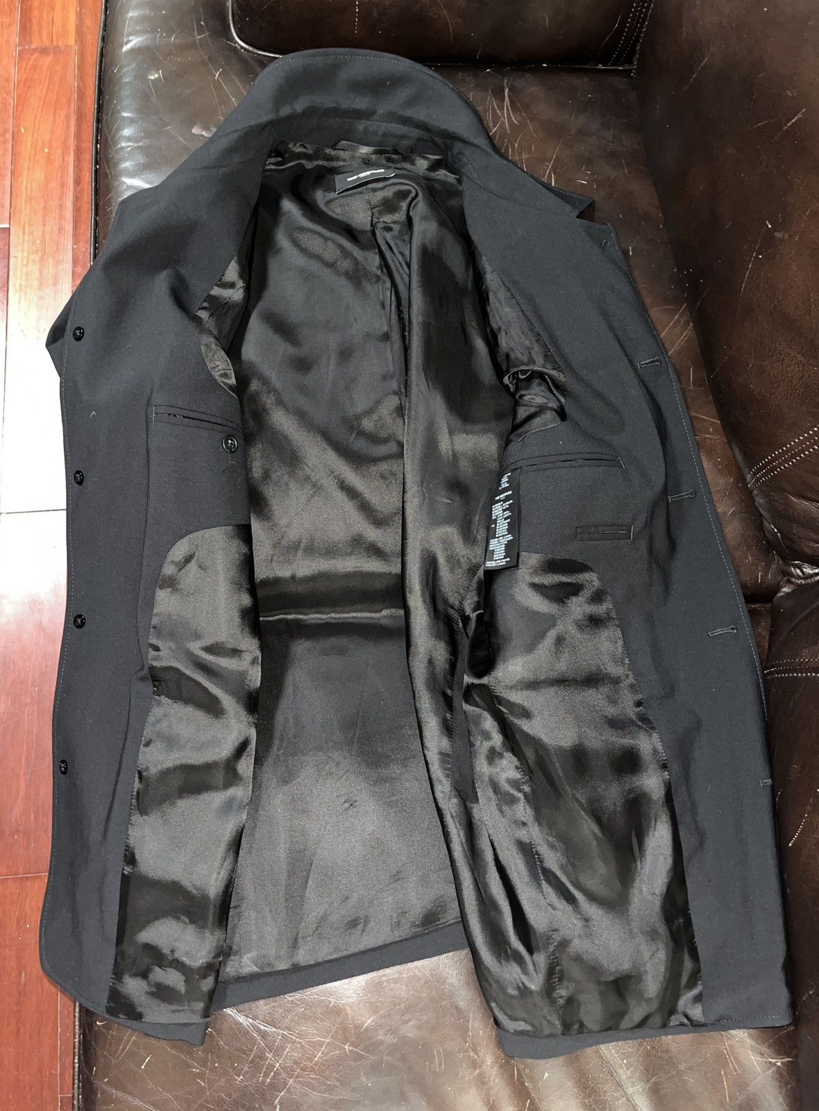 The Kooples RARE/ The Kooples Black Wool Chore Coat EU 46 US 36 Mod Punk Size US S / EU 44-46 / 1 - 5 Thumbnail