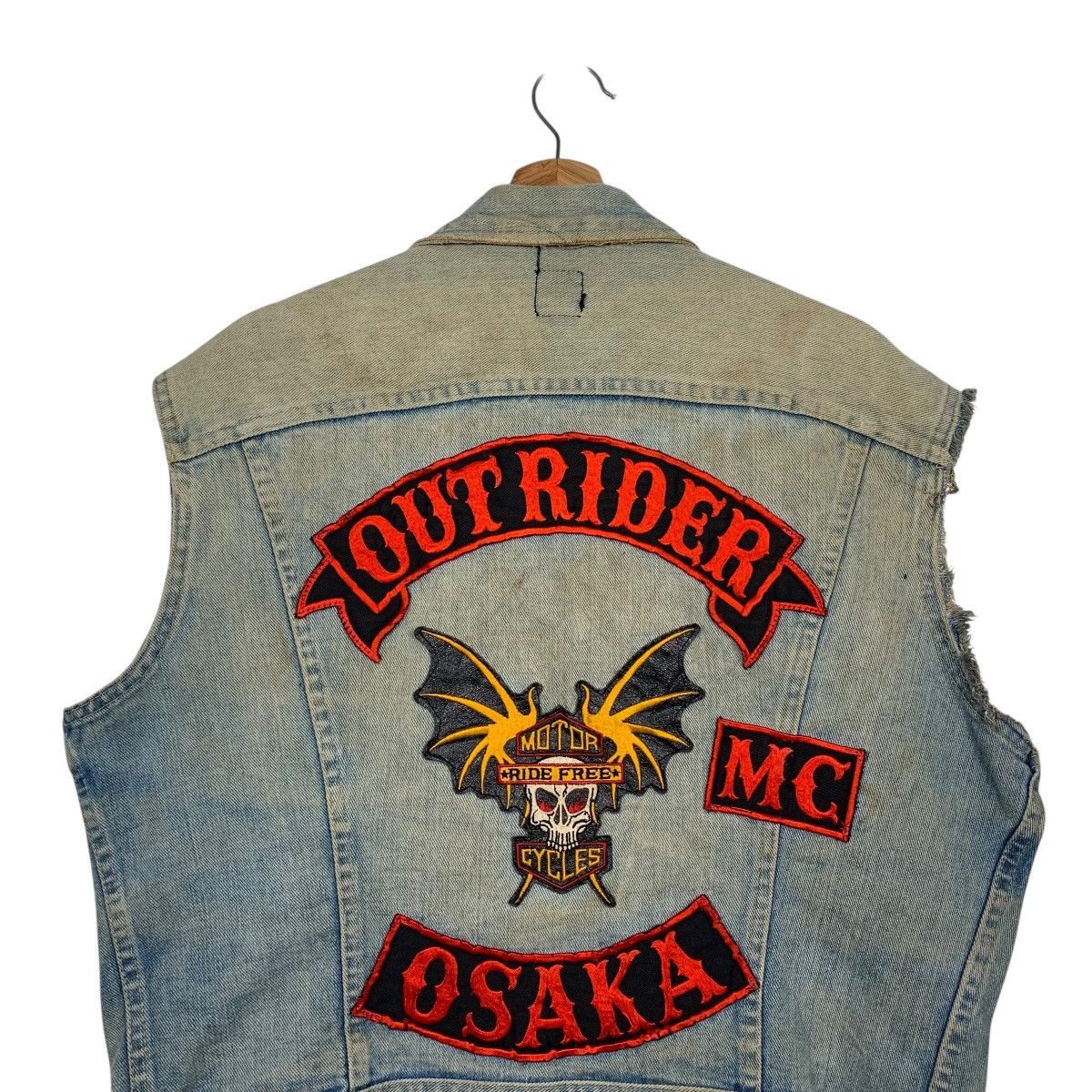 Lee Vintage 80s Lee Biker Denim Vest Size US M / EU 48-50 / 2 - 8 Thumbnail