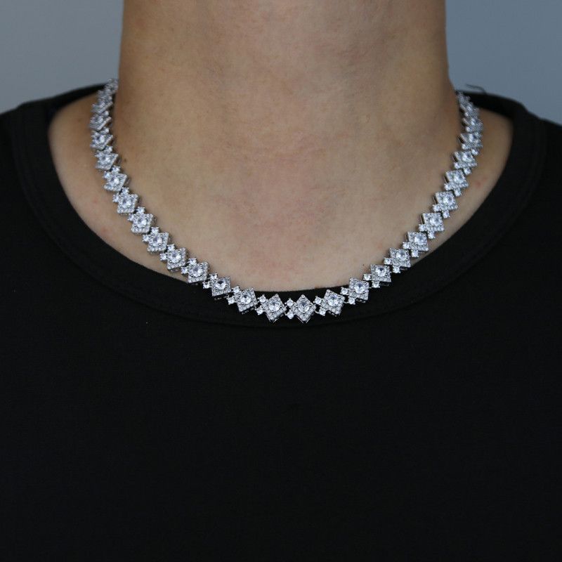 Other Silver Tennis Chain Necklace Size ONE SIZE - 1 Thumbnail