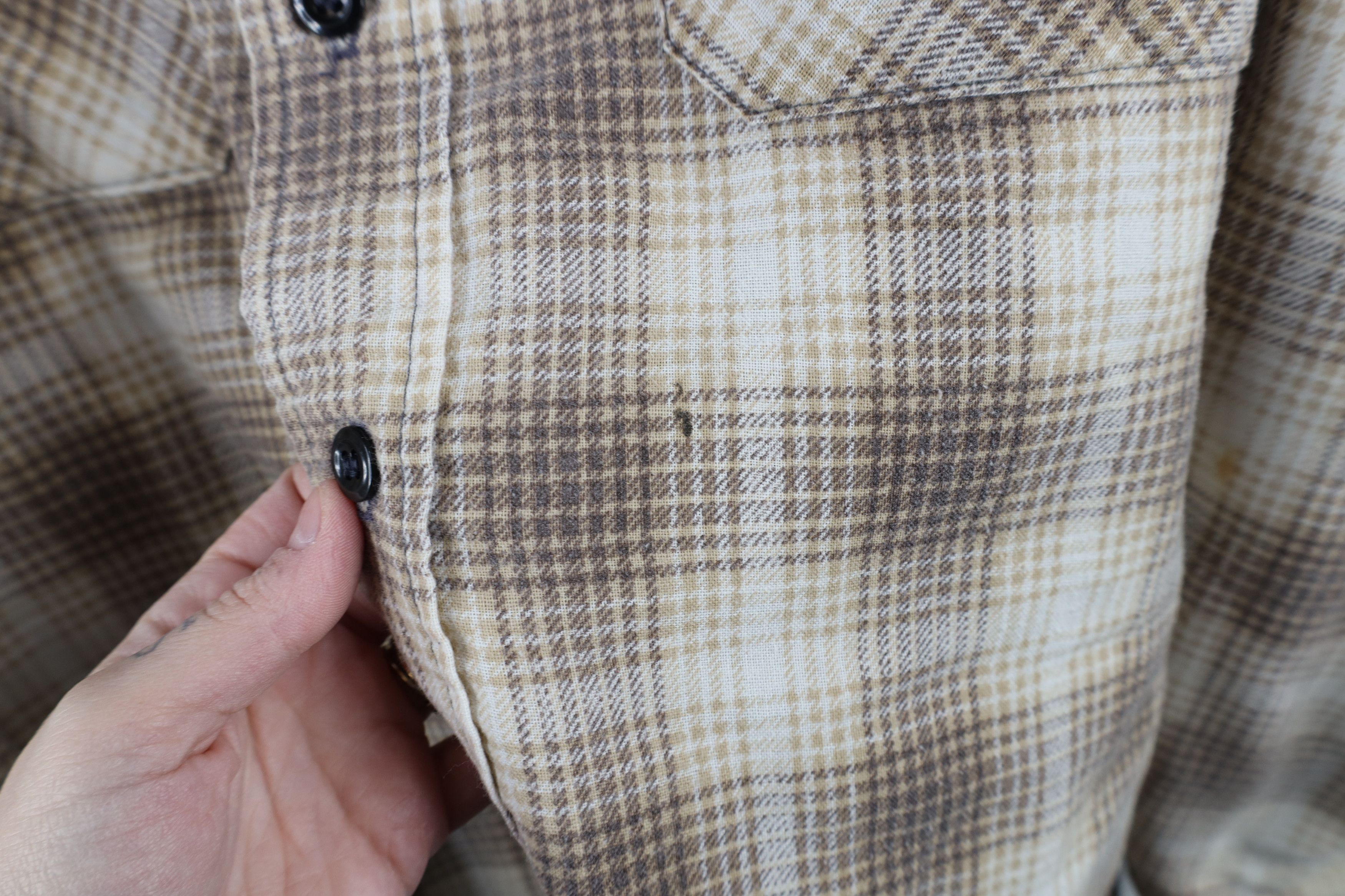 Vintage Vintage 70s Streetwear Flannel Shirt Jacket Plaid USA Size US XL / EU 56 / 4 - 5 Thumbnail
