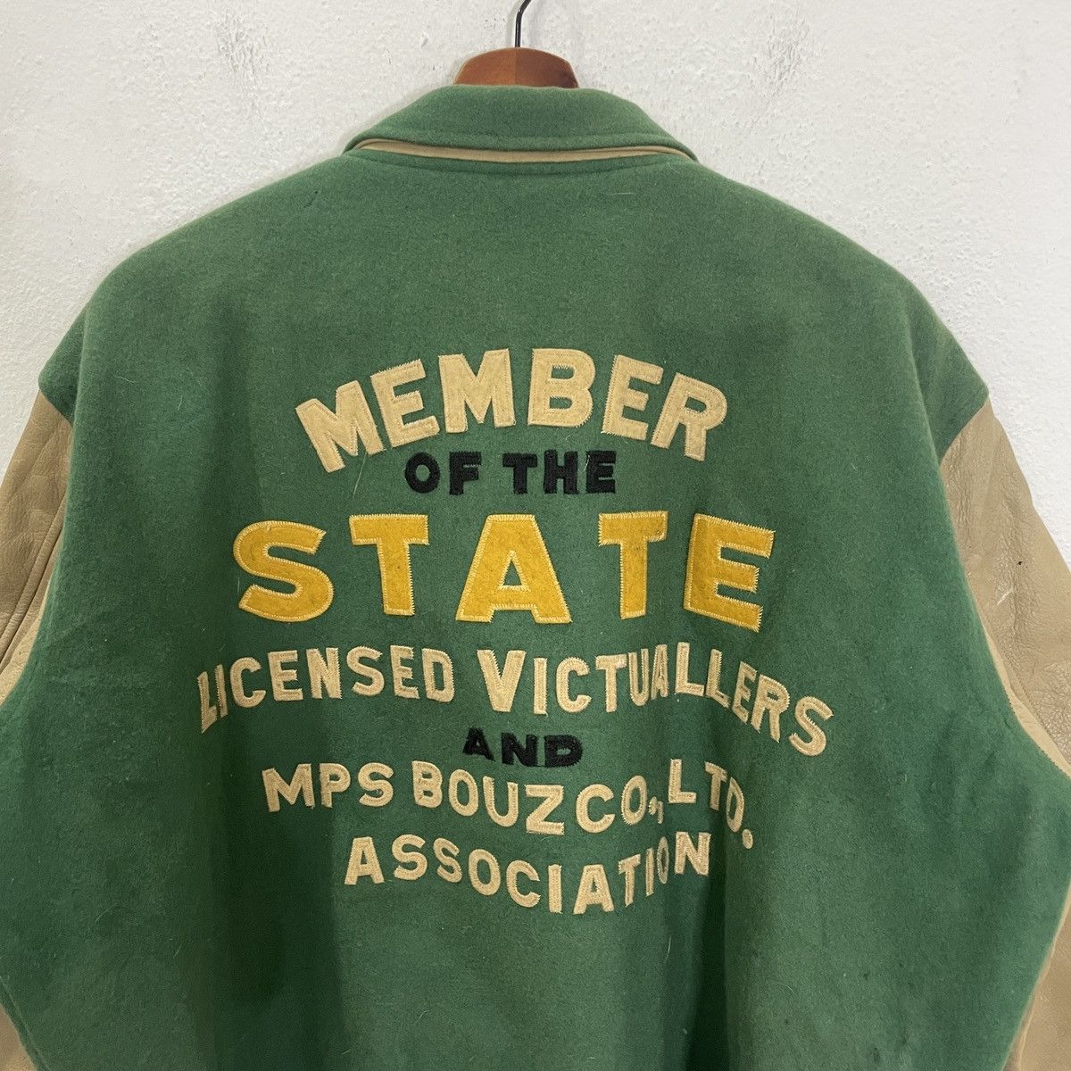 Japanese Brand Vintage Mps Company Big Logo Varsity Jacket Size US XL / EU 56 / 4 - 4 Thumbnail