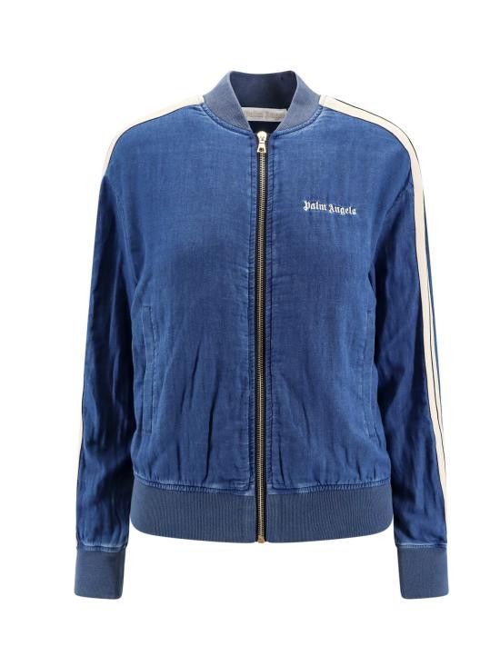 Palm Angels PALM ANGELS Women Hoodies PWEA119S24FAB001 4903 Blue Size M / US 6-8 / IT 42-44 - 1 Thumbnail