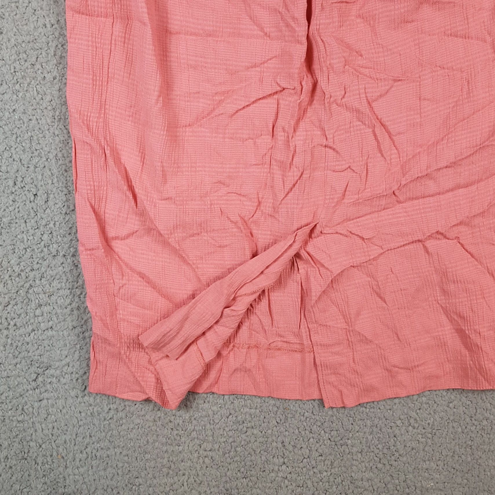 Pinko Vintage Pink Women's Size 6 Knee Length Pencil Skirt 90s Boho Retro Summer Stretch Cotton Size 28" / US 6 / IT 42 - 5 Thumbnail
