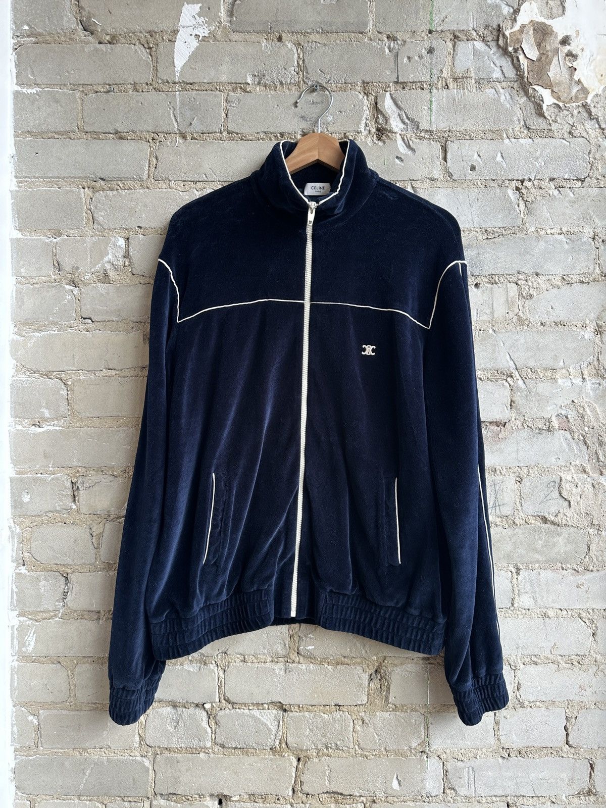 Celine Celine Velvet Jacket Size XL Size US XL / EU 56 / 4 - 1 Thumbnail