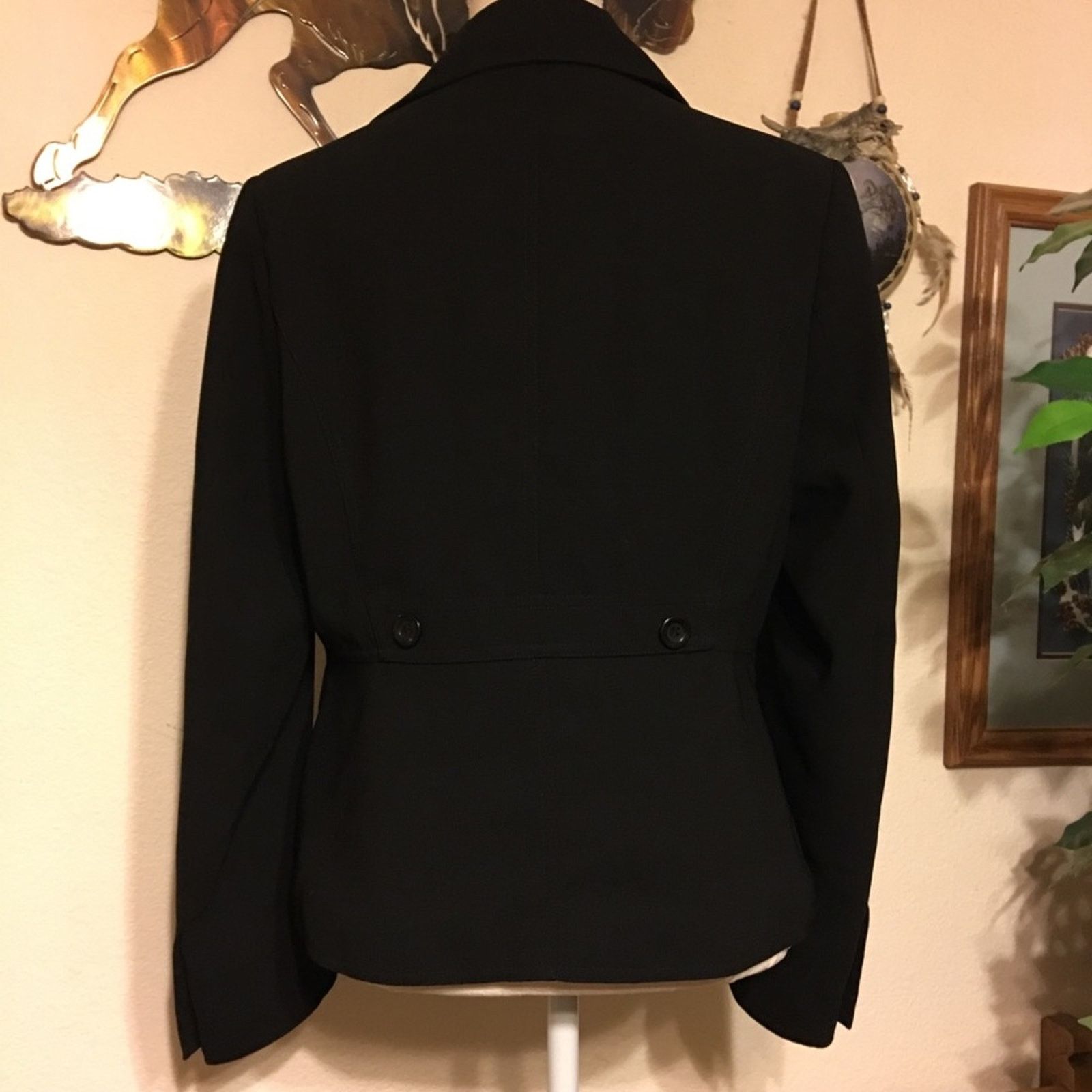 Other Metro Style black collared jacket NWOT 8 Size M / US 6-8 / IT 42-44 - 5 Thumbnail
