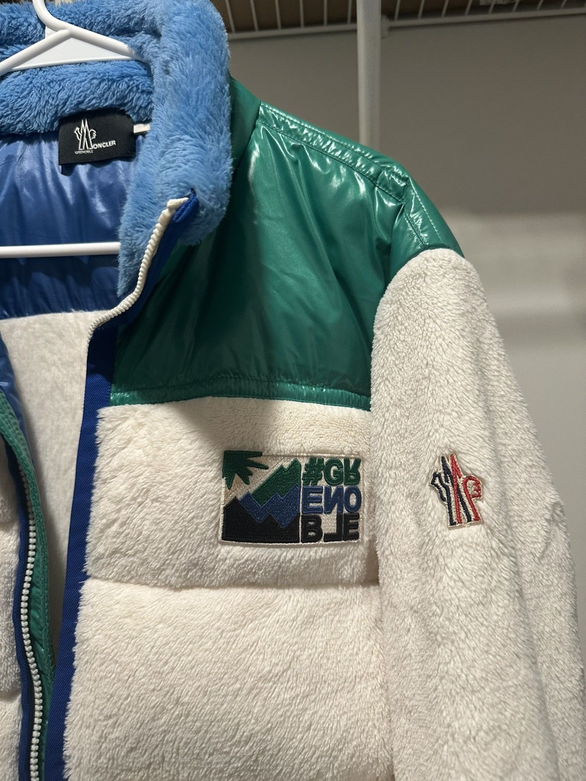 Moncler Moncler Grenoble Fur Sweatsuit White/Green/Blue Size US S / EU 44-46 / 1 - 3 Thumbnail