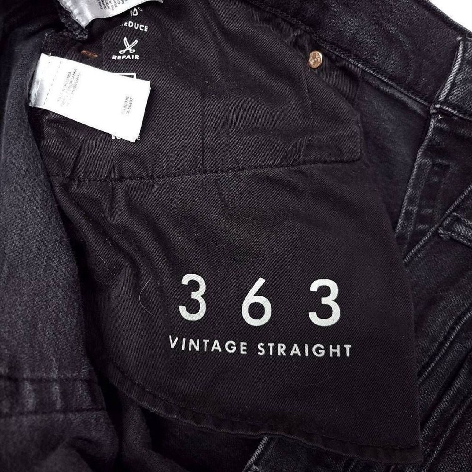 Lucky Brand Lucky Brand 363 Vintage Straight Jeans Mens 40x30 Black Size US 40 / EU 56 - 9 Thumbnail